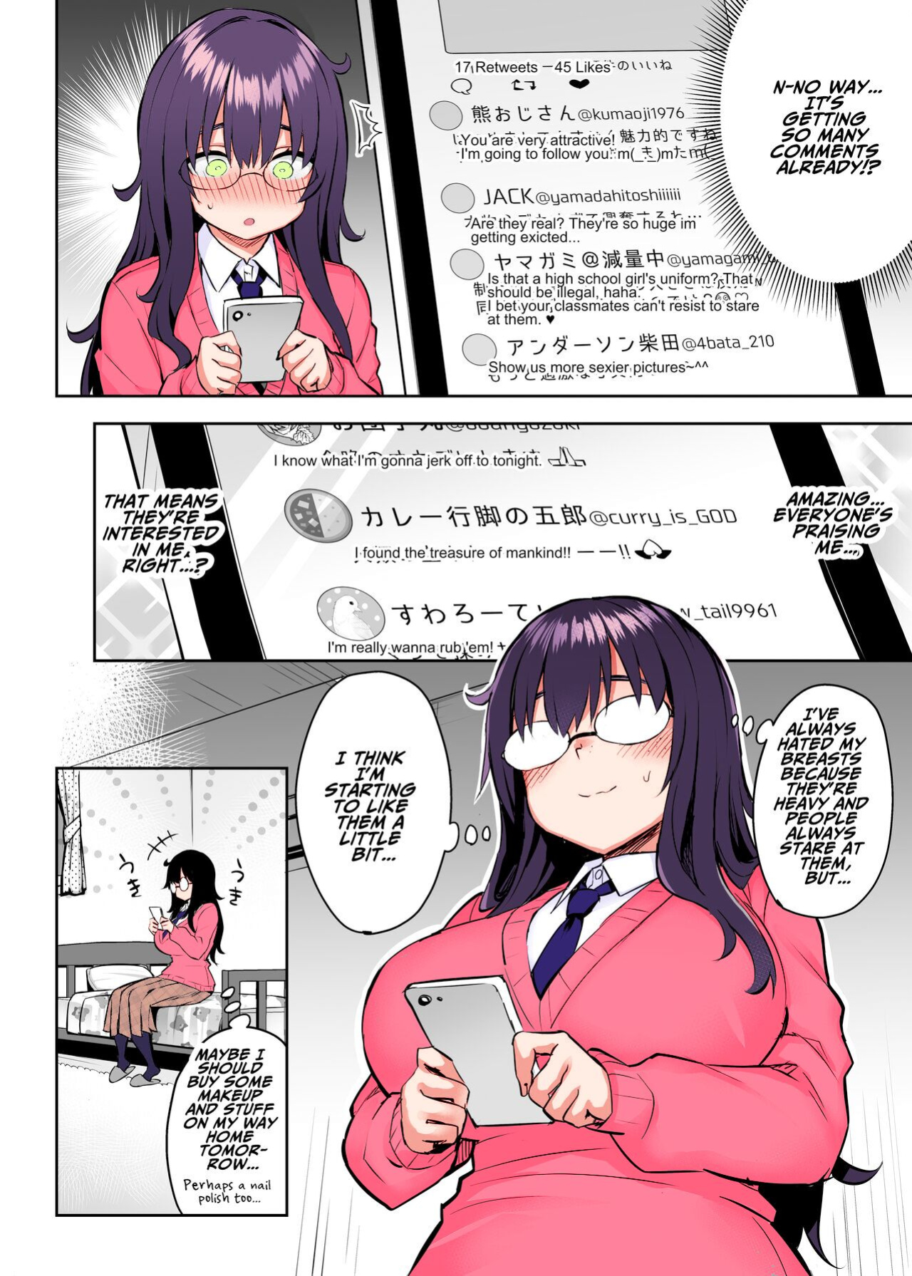 [Ichibocchi (Ichinomiya Yuu)] Moto InCha no Kyonyuu Yariman Imouto ga Erosugite, Onii-chan wa Mou...!! 0 ~Jimiko no Watashi ga Kawatta Riyuu~ | I Can't Handle My Former Bookworm Little Sister Now That She's a Slut! ~A Whore is Born~ [Colorized]