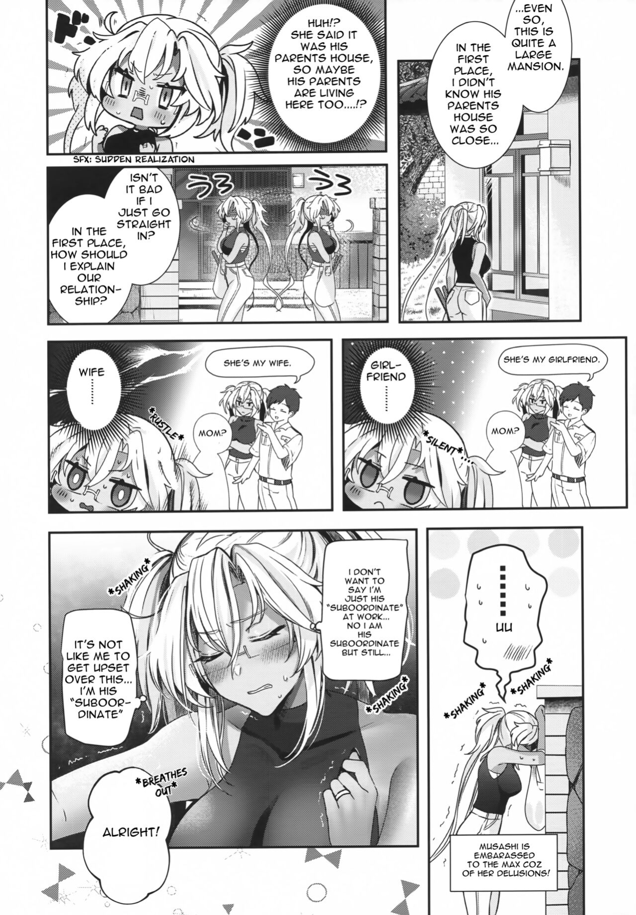 (C100) [Marosaan (Yunamaro)] Musashi-san no Yoru Jijou Anata no Ai Kagi Hen (Kantai Collection -KanColle-) [Carl]