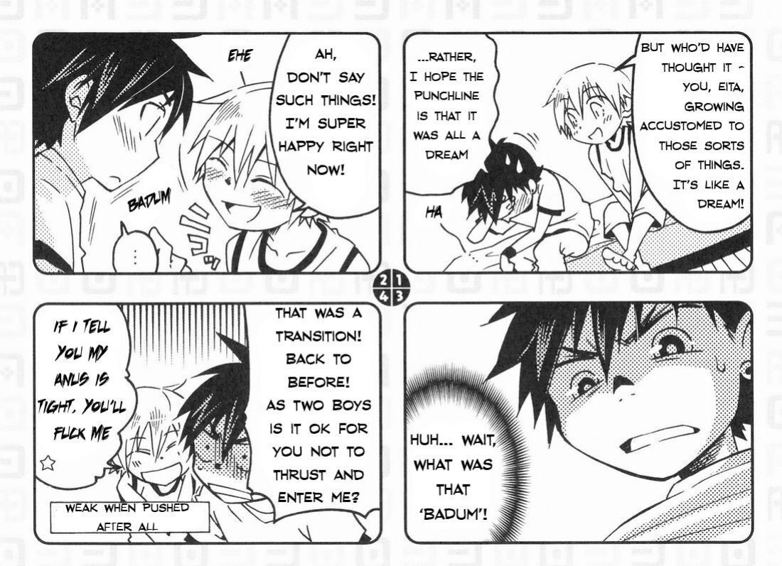 [Panda 4gou (Shima Kyousuke)] ABO Shiki "A kata danshi no koi yohou" | Type-A Boy's Love Forecast [Kazuma]