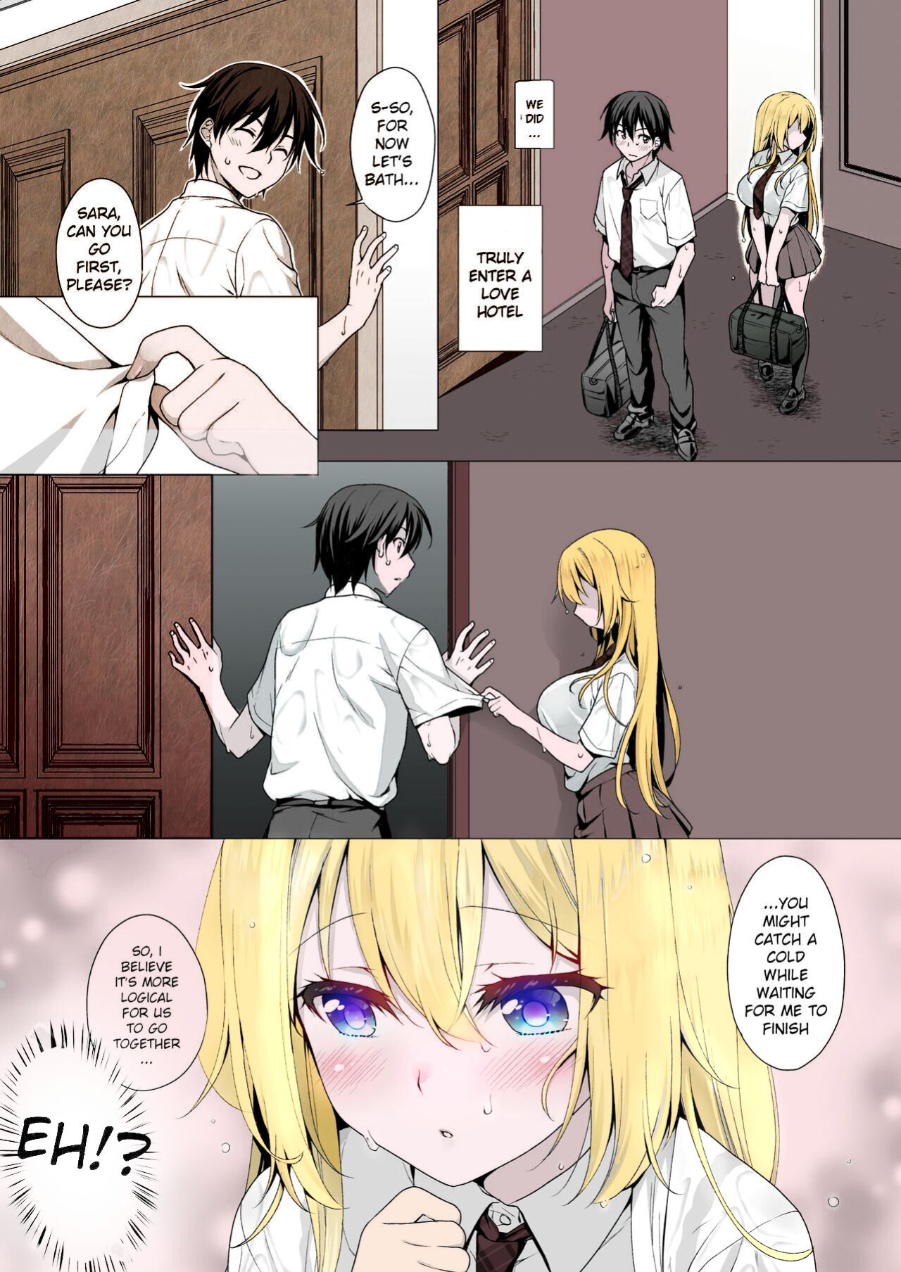 [Marimo-ya (Mori Marimo)] Ideal Girlfriend ~Choro Kawa Ojou-sama Sara to Love Hotel de Toroama Nuresuke H~ [Colorized] [Ecchify]