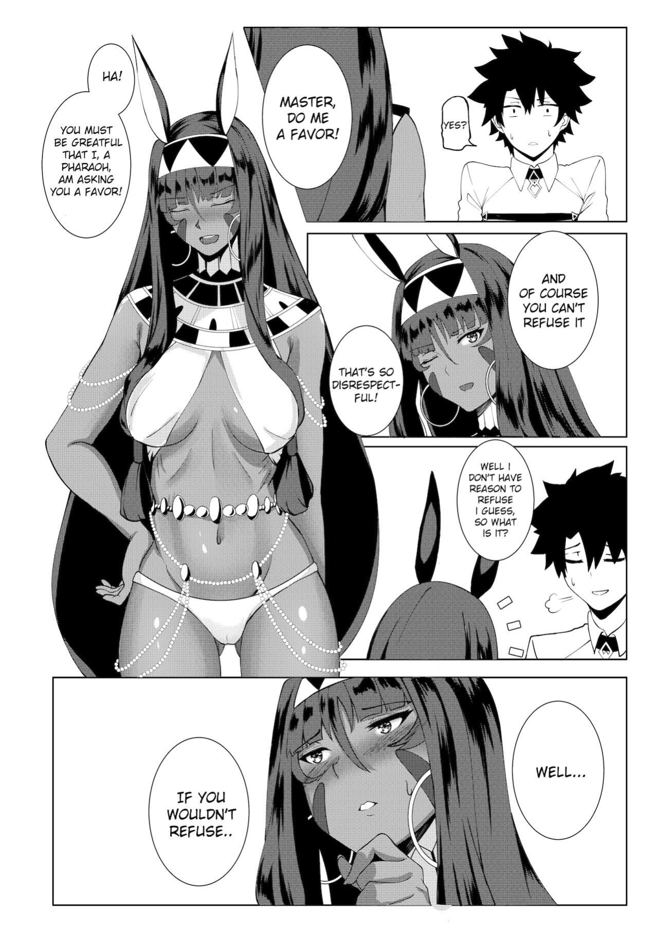 (COMIFURO 14) [Jualan Demi Modal Gacha (Deroo)] Nitocris mo Yaritai (Fate/Grand Order)