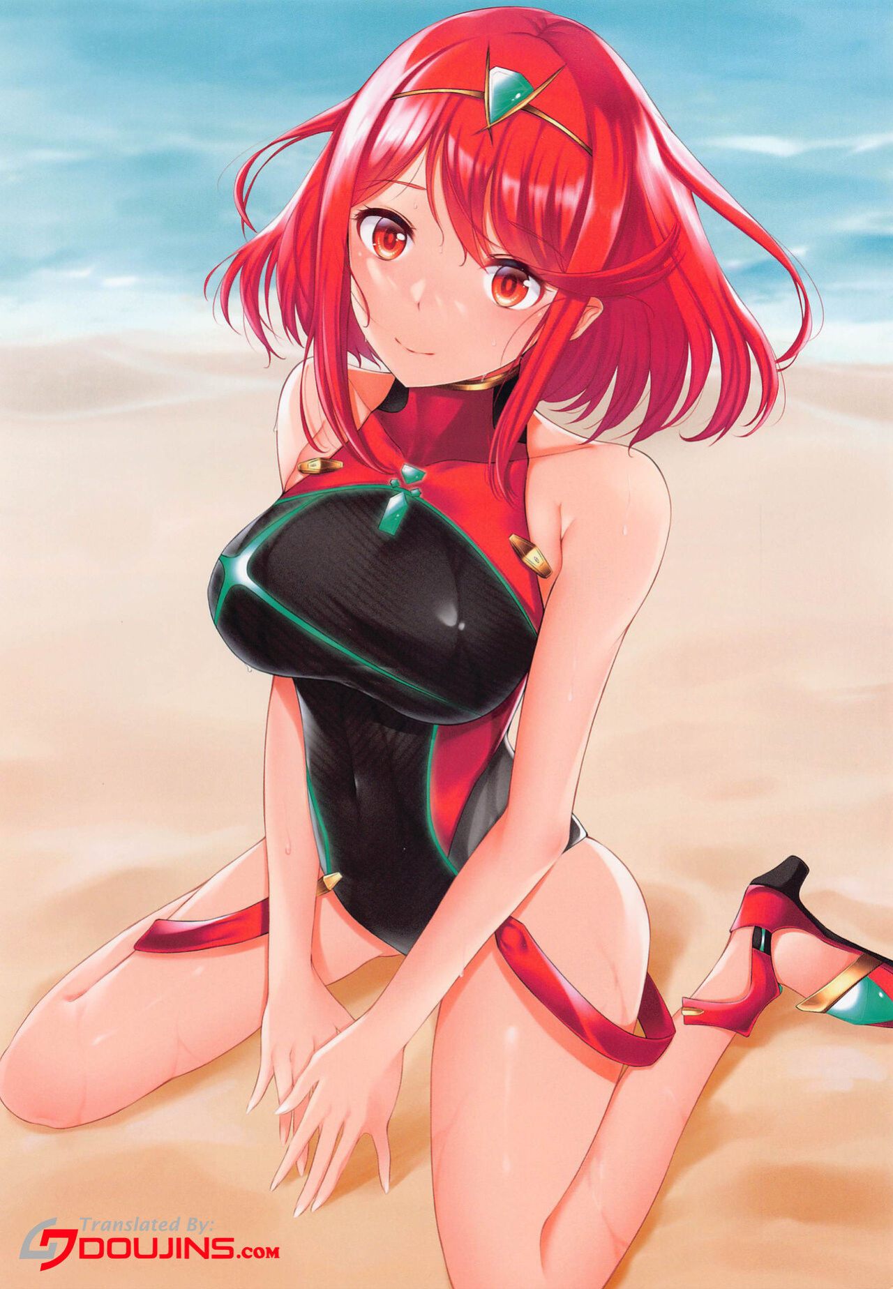 (C100) [astemio (TaKe)] Seihai-san no Himegoto 2 | Mythra's Secret 2 (Xenoblade Chronicles 2)