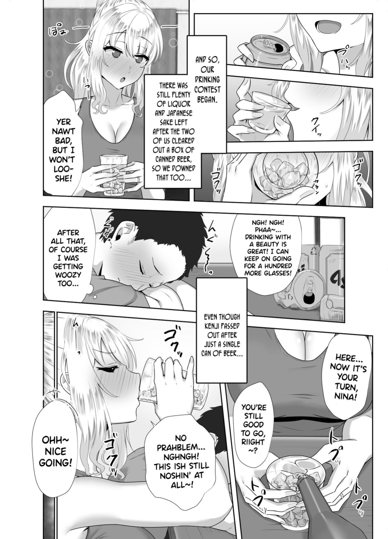 [Mocchimochiya (caruta)] Russia-jin ga Osake de Nihonjin ni Makeru Wakenai Deshou? | There's No Way a Russian Could Lose to a Japanese Person In Drinking, Right?