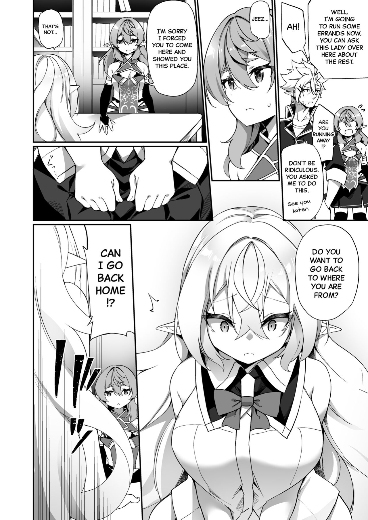 [Slime no Kanmuri (Kanmuri)] Elfka no Kusuri 2 | Elvification Drug 2 [Black Grimoires]