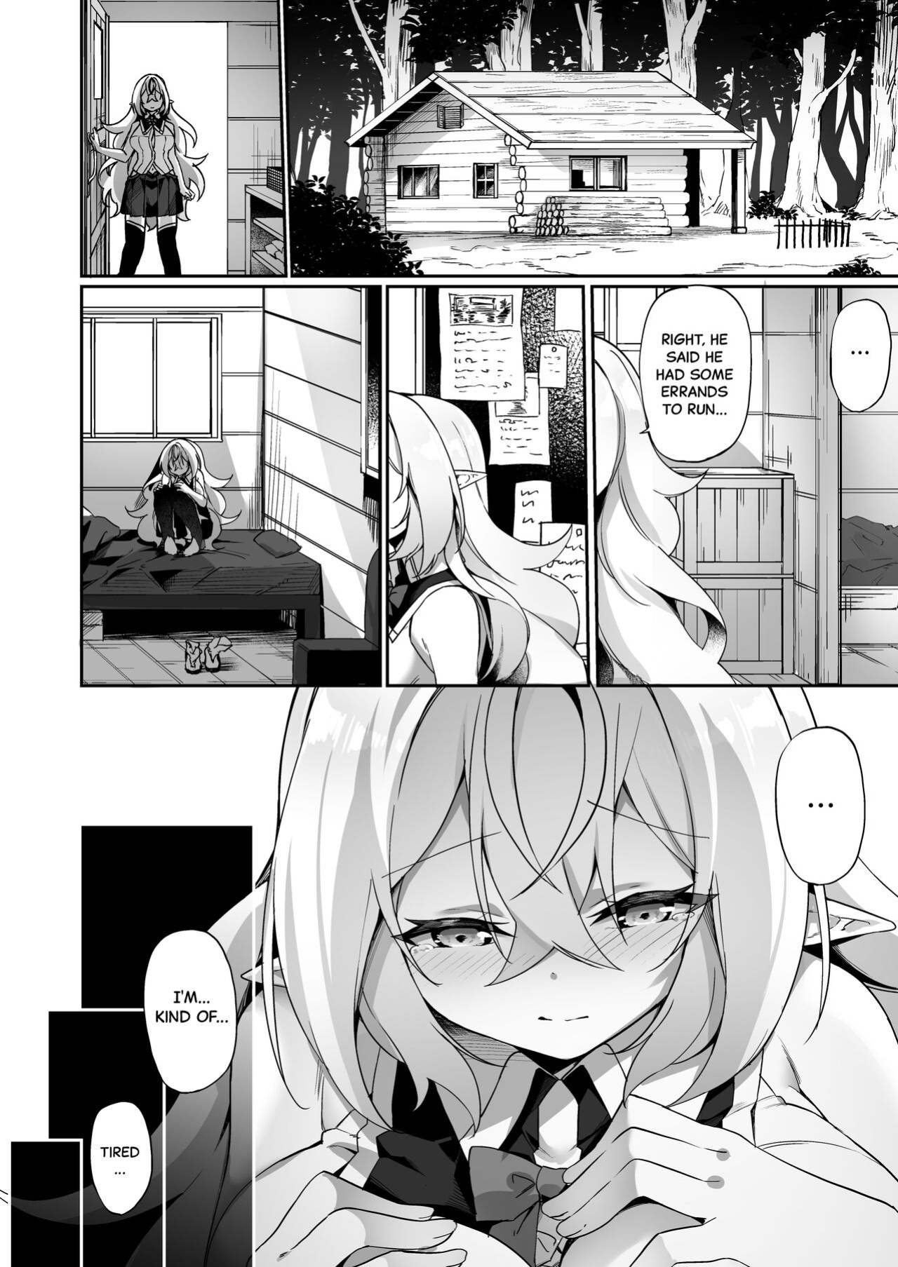 [Slime no Kanmuri (Kanmuri)] Elfka no Kusuri 2 | Elvification Drug 2 [Black Grimoires]