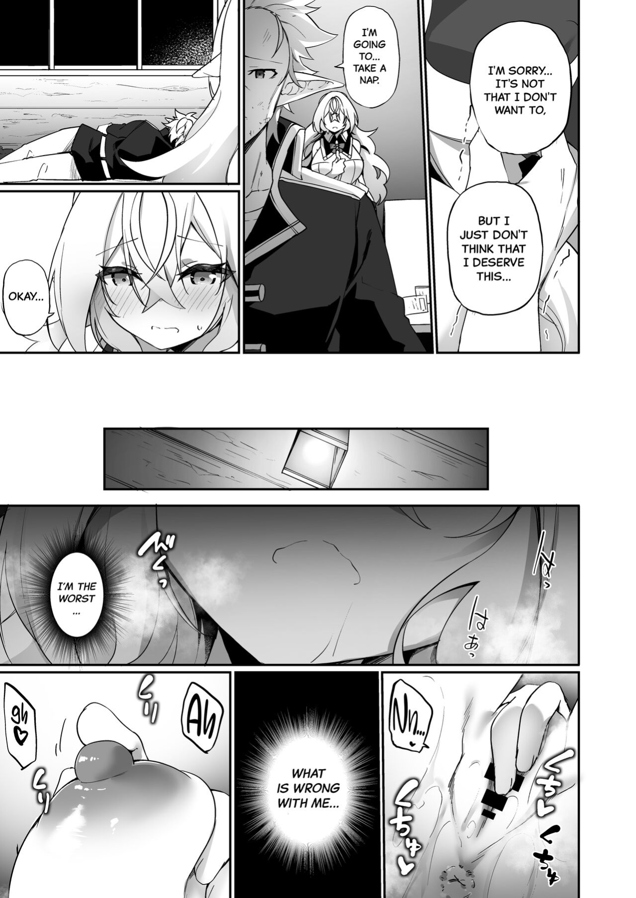 [Slime no Kanmuri (Kanmuri)] Elfka no Kusuri 2 | Elvification Drug 2 [Black Grimoires]