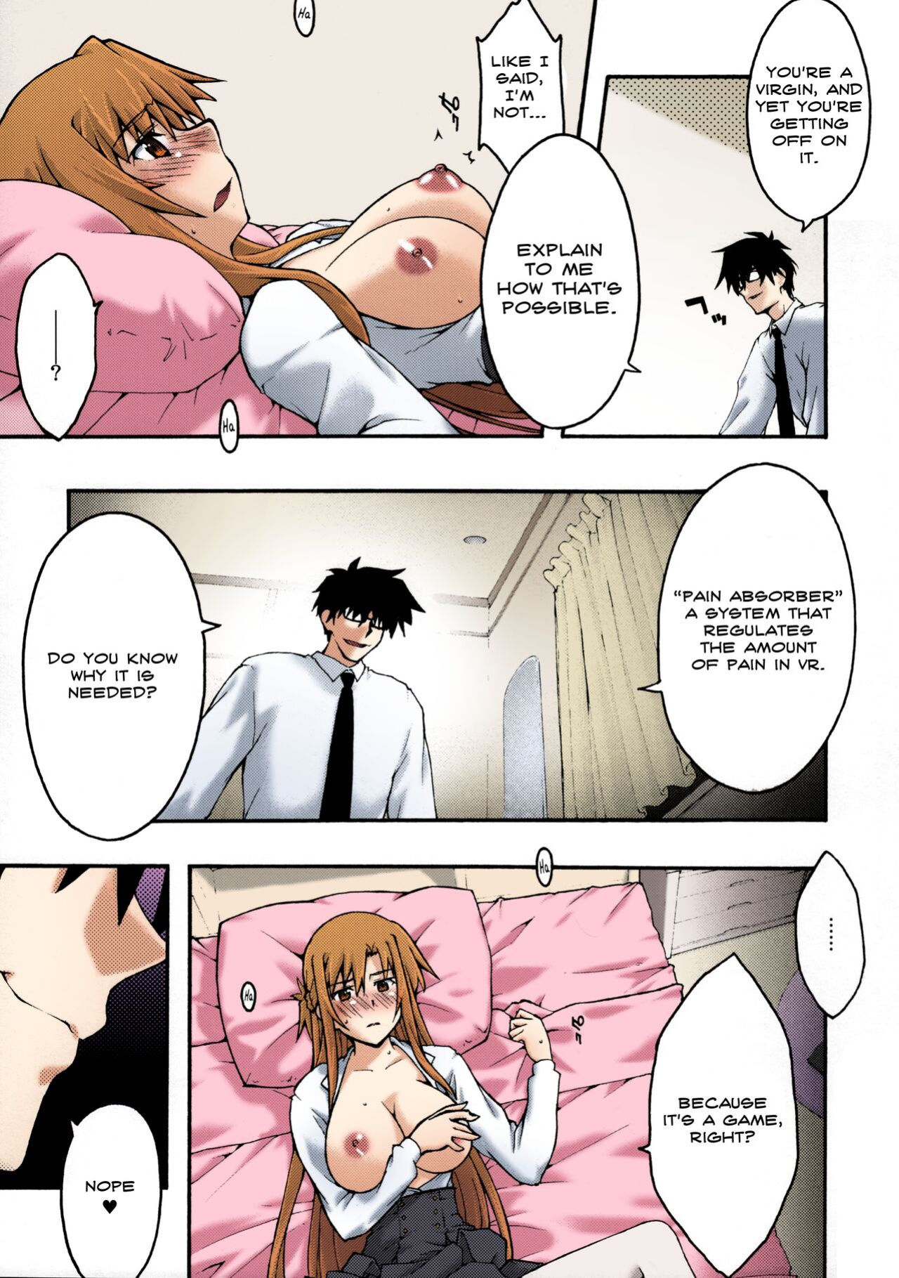 [sandglass (Uyuu Atsuno)] ochiru -asuna2- (Sword Art Online) [Brolen] [Colorized]