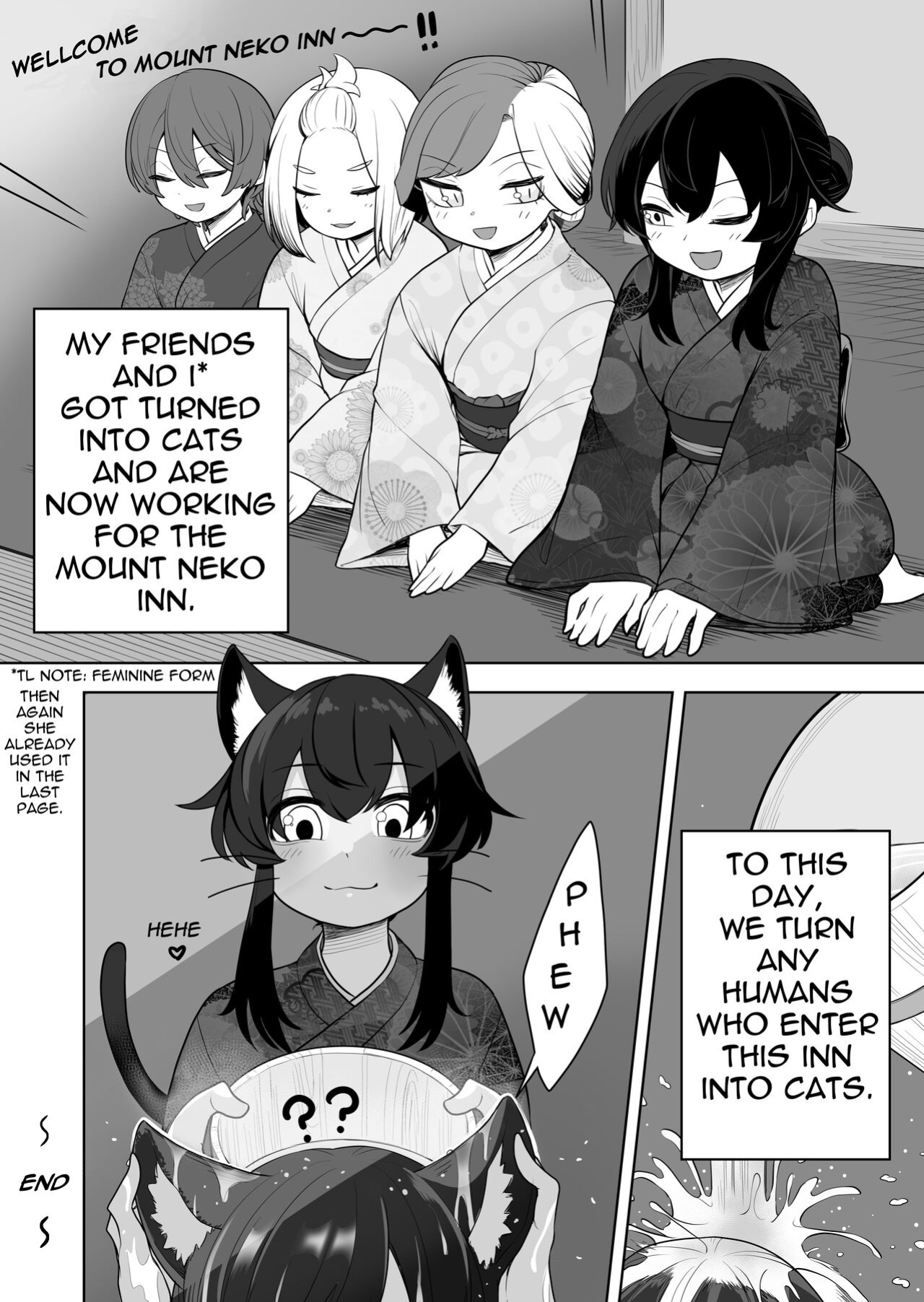 [Amuai Okashi Seisakusho (Ahoge Kinoko)] Nekodake no Kai [Quatloco]