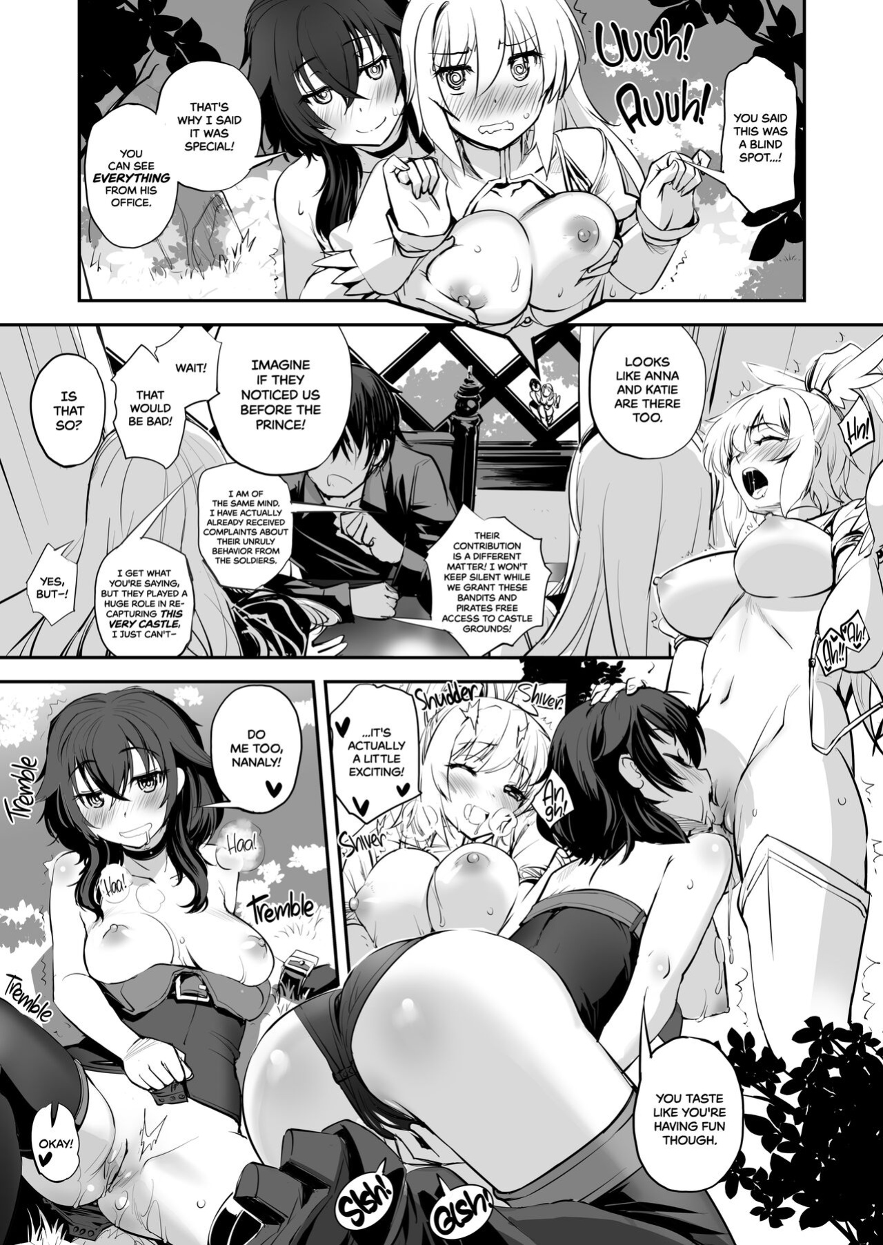[G-Power! (SASAYUKi)] Shiro to Kage no Okugai Yuugi | Nanaly and Rita’s Outdoor Frolicking (Sennen Sensou Aigis)