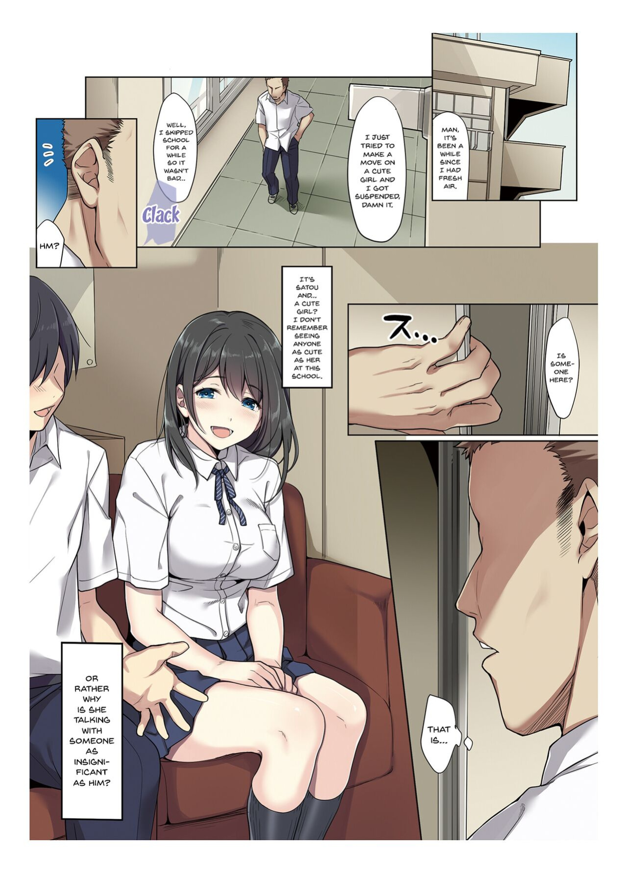 [Airy Socks] Kanojo no Okashita Ayamachi | Getting Fucked Is Her Fault