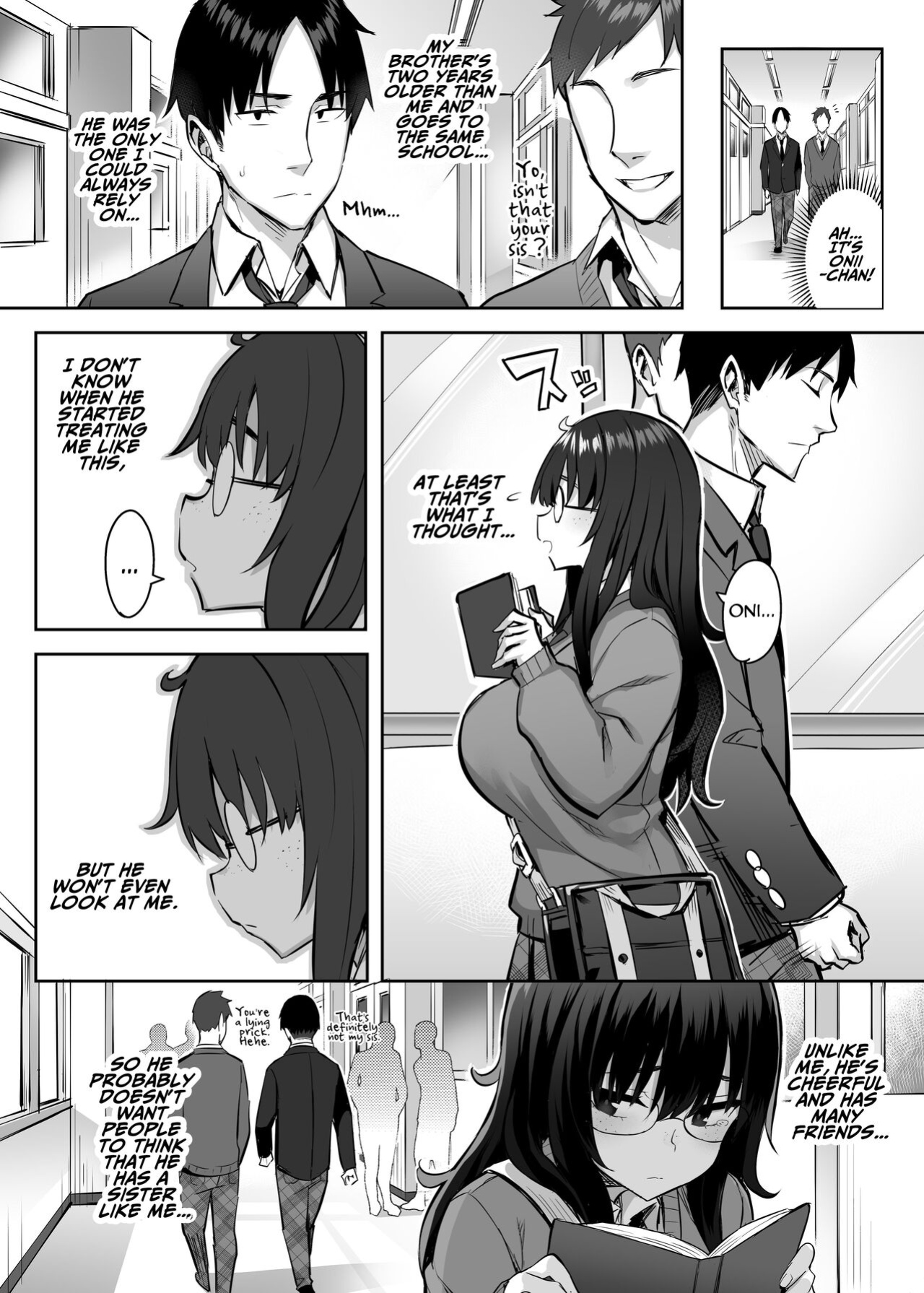 [Ichibocchi (Ichinomiya Yuu)] Moto InCha no Kyonyuu Yariman Imouto ga Erosugite, Onii-chan wa Mou...!! 0 ~Jimiko no Watashi ga Kawatta Riyuu~