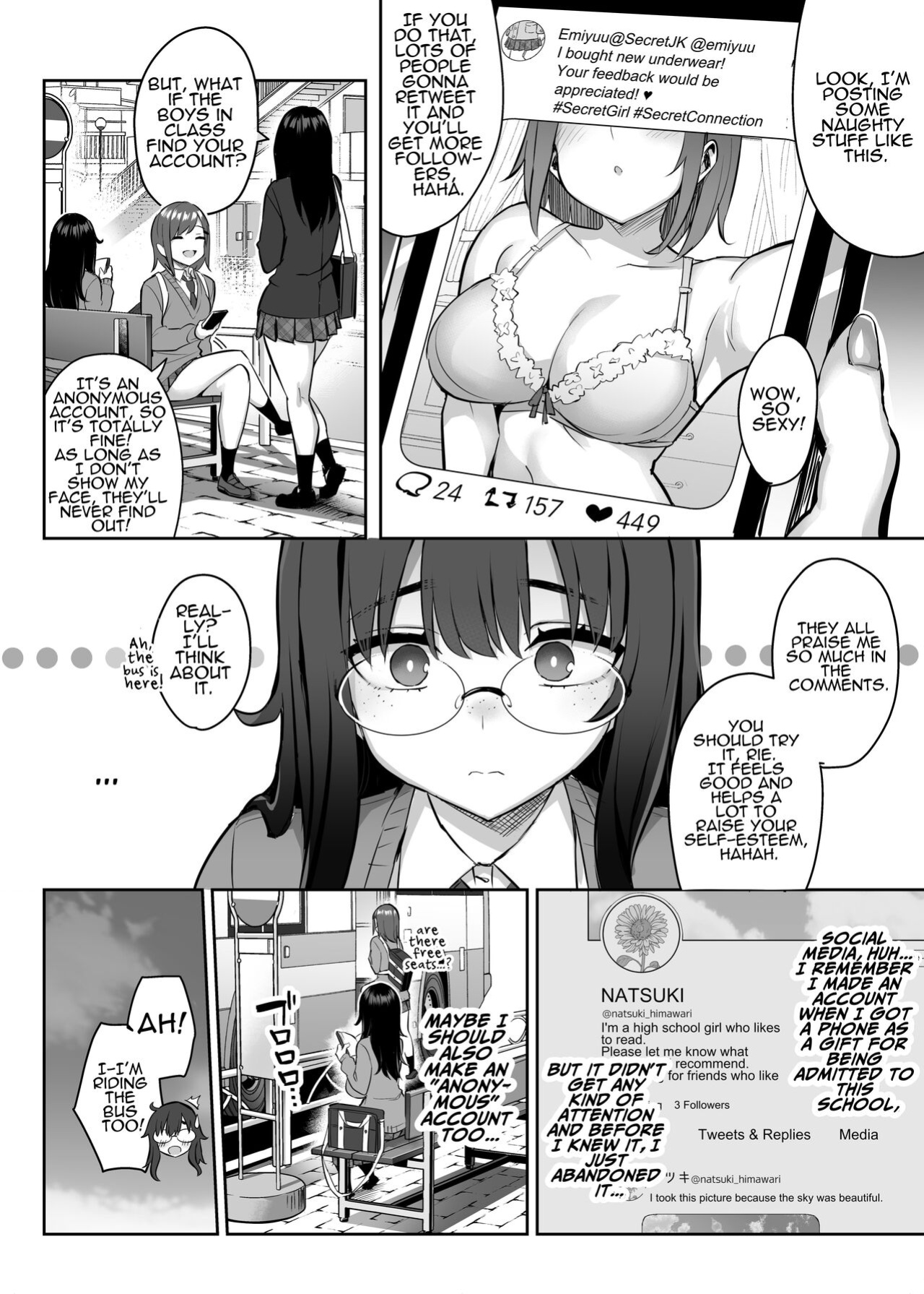 [Ichibocchi (Ichinomiya Yuu)] Moto InCha no Kyonyuu Yariman Imouto ga Erosugite, Onii-chan wa Mou...!! 0 ~Jimiko no Watashi ga Kawatta Riyuu~