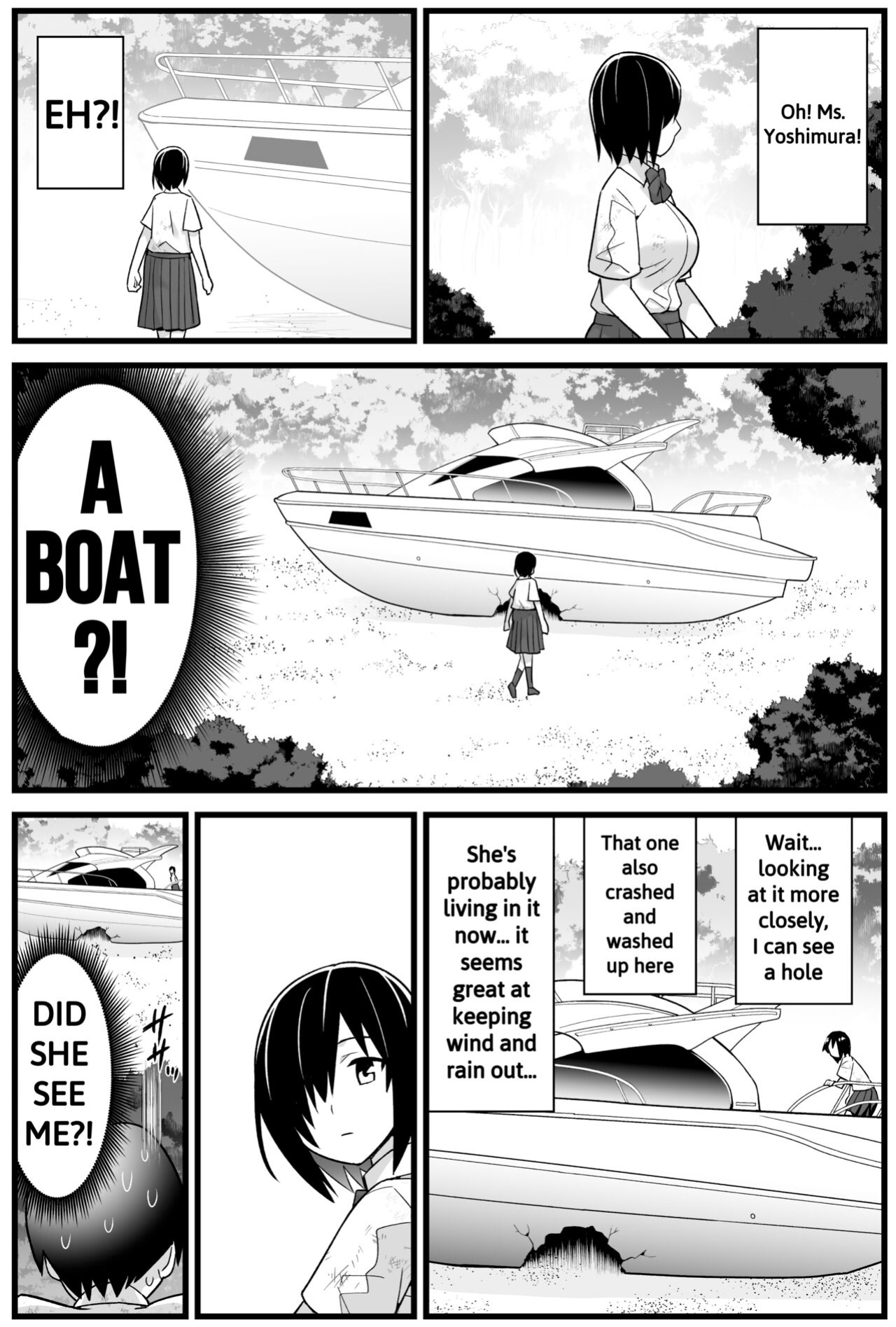 [Toilet Komoru] Mujintou JK! Choroi yo Yoshimura-san! 1 ~Nukegake Netori Hen~ [biggiedickie]