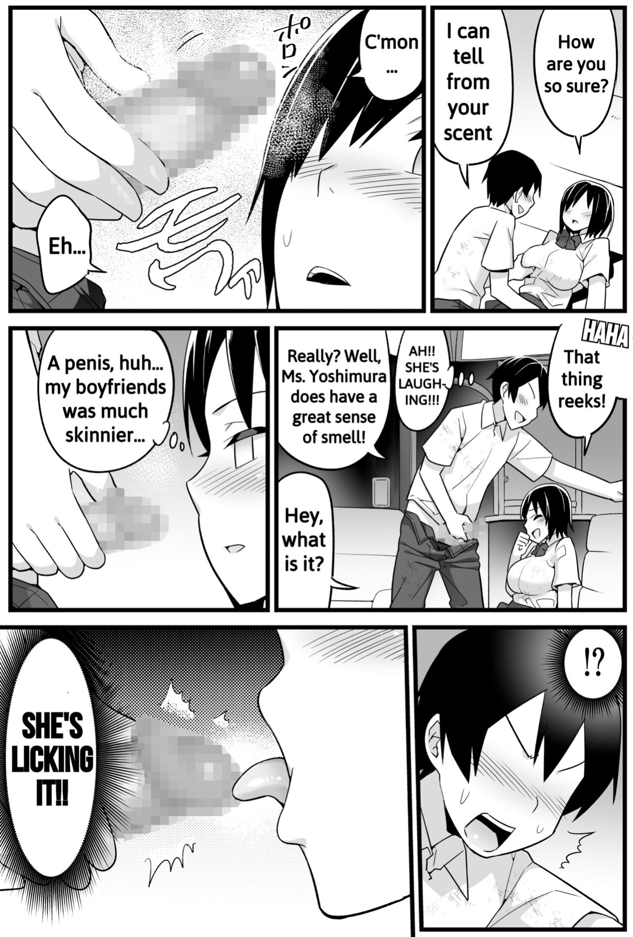 [Toilet Komoru] Mujintou JK! Choroi yo Yoshimura-san! 1 ~Nukegake Netori Hen~ [biggiedickie]