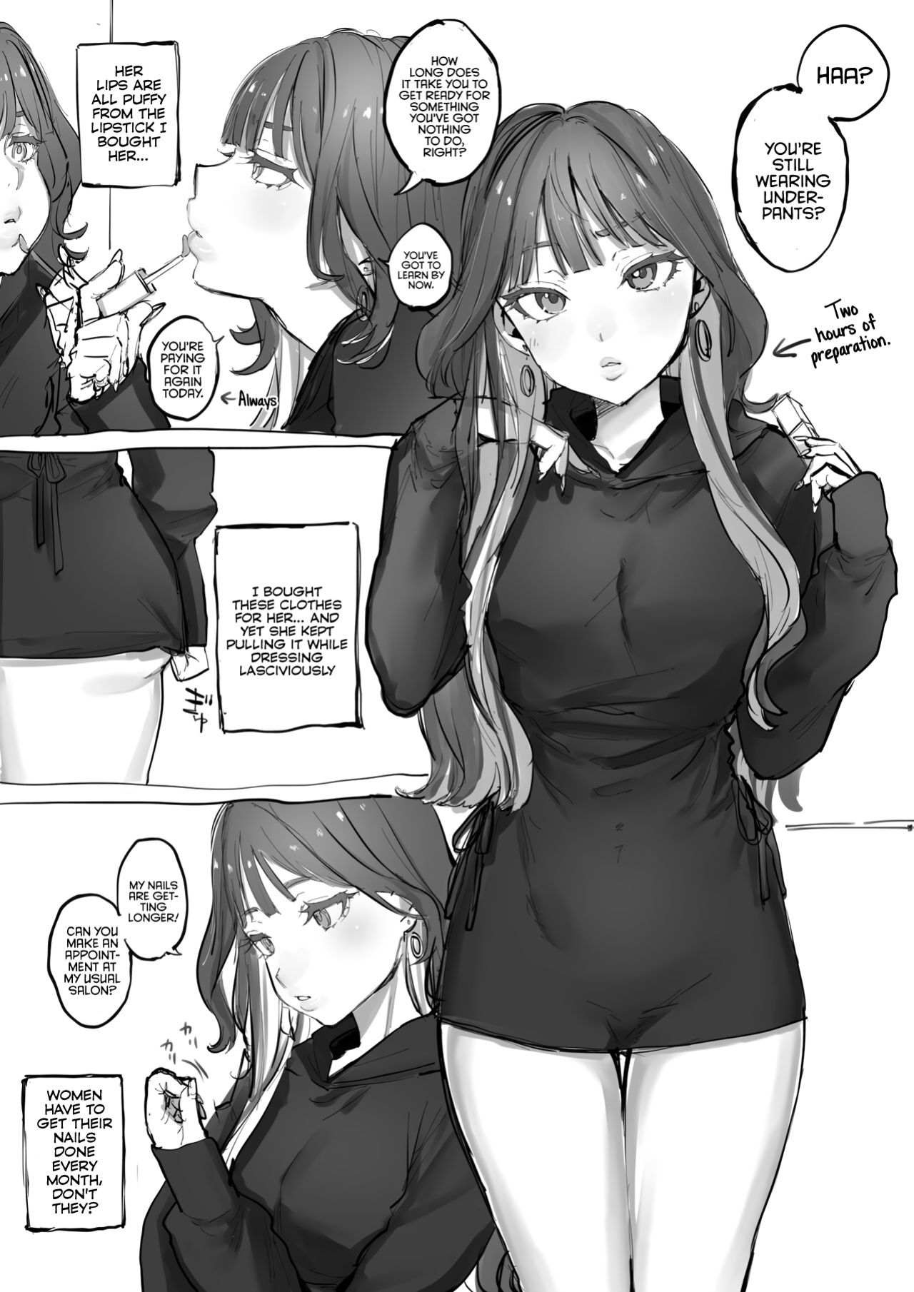 [Ushio Kiyoshi] The Story of a Domineering Neet Feeding His Girlfriend [Aphrodite Scans]