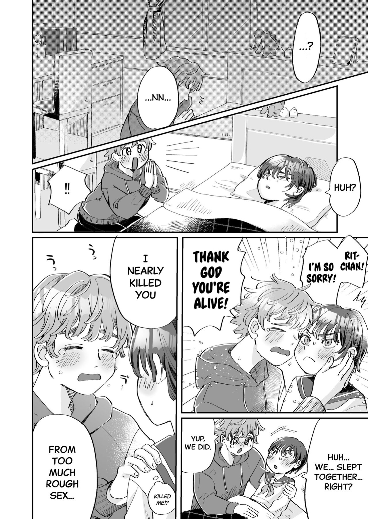[hizakozou (Hatano)] Seiyoku no Tsuyoi Zeme to Nandemo Shite Kureru Uke | A Top With Strong Libido And A Bottom Who Would Do Anything For Him. [Black Grimoires]