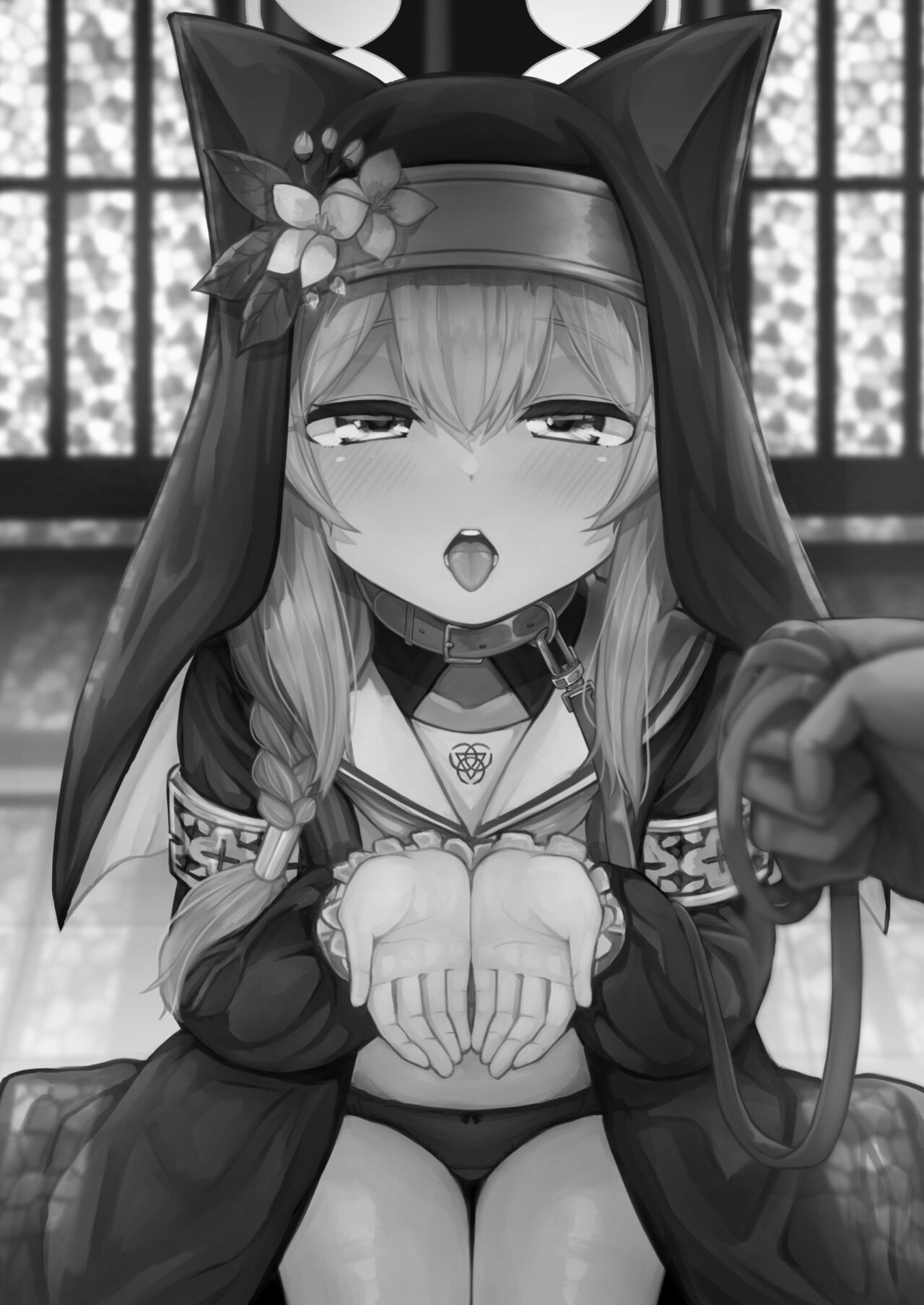 [Kitsuneya (Leafy)] Mari no Himegoto | Mari's secret (Blue Archive) [Lewd Rider Ero]