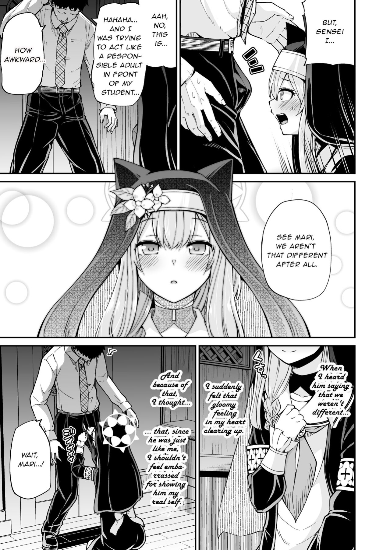 [Kitsuneya (Leafy)] Mari no Himegoto | Mari's secret (Blue Archive) [Lewd Rider Ero]