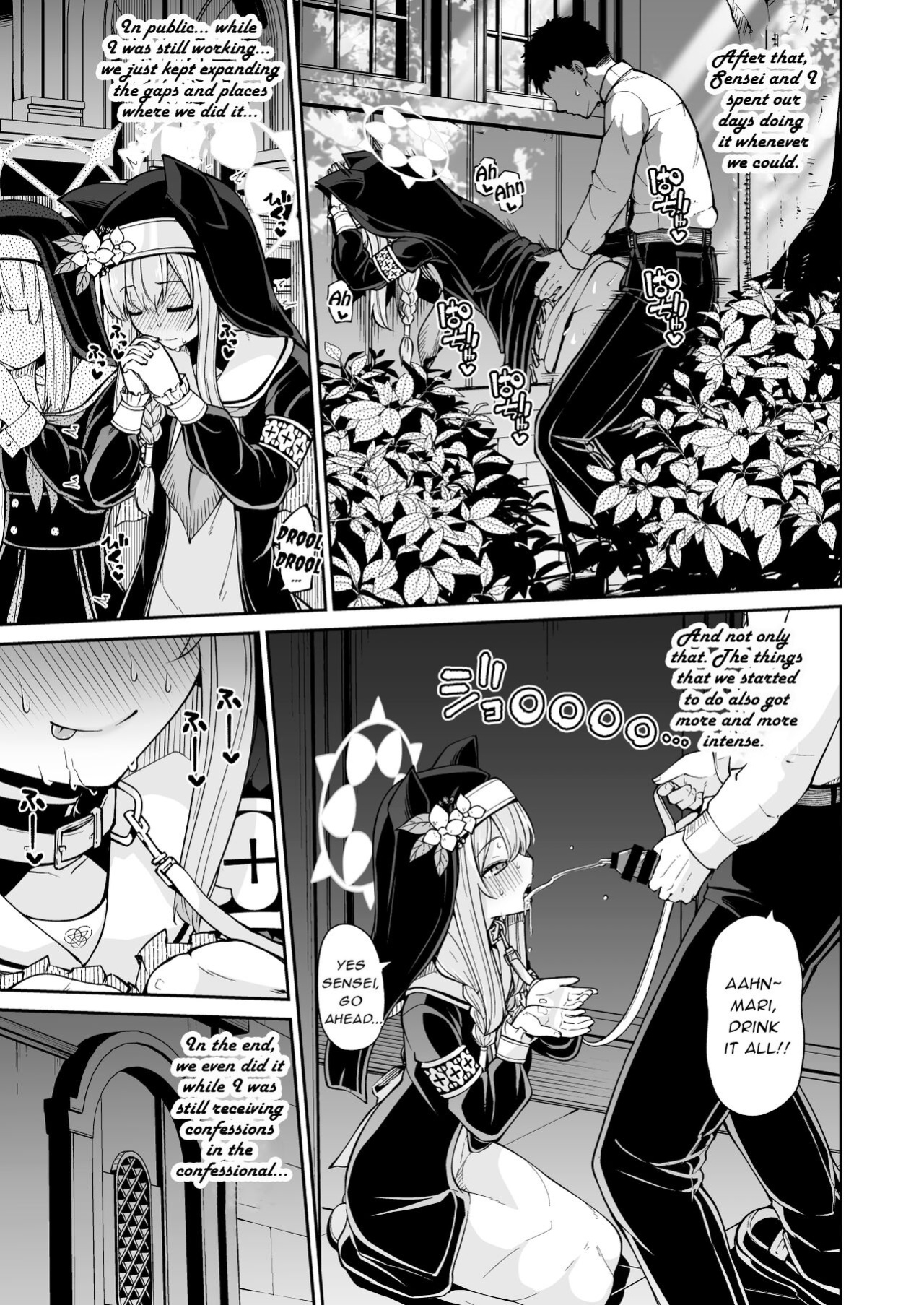 [Kitsuneya (Leafy)] Mari no Himegoto | Mari's secret (Blue Archive) [Lewd Rider Ero]