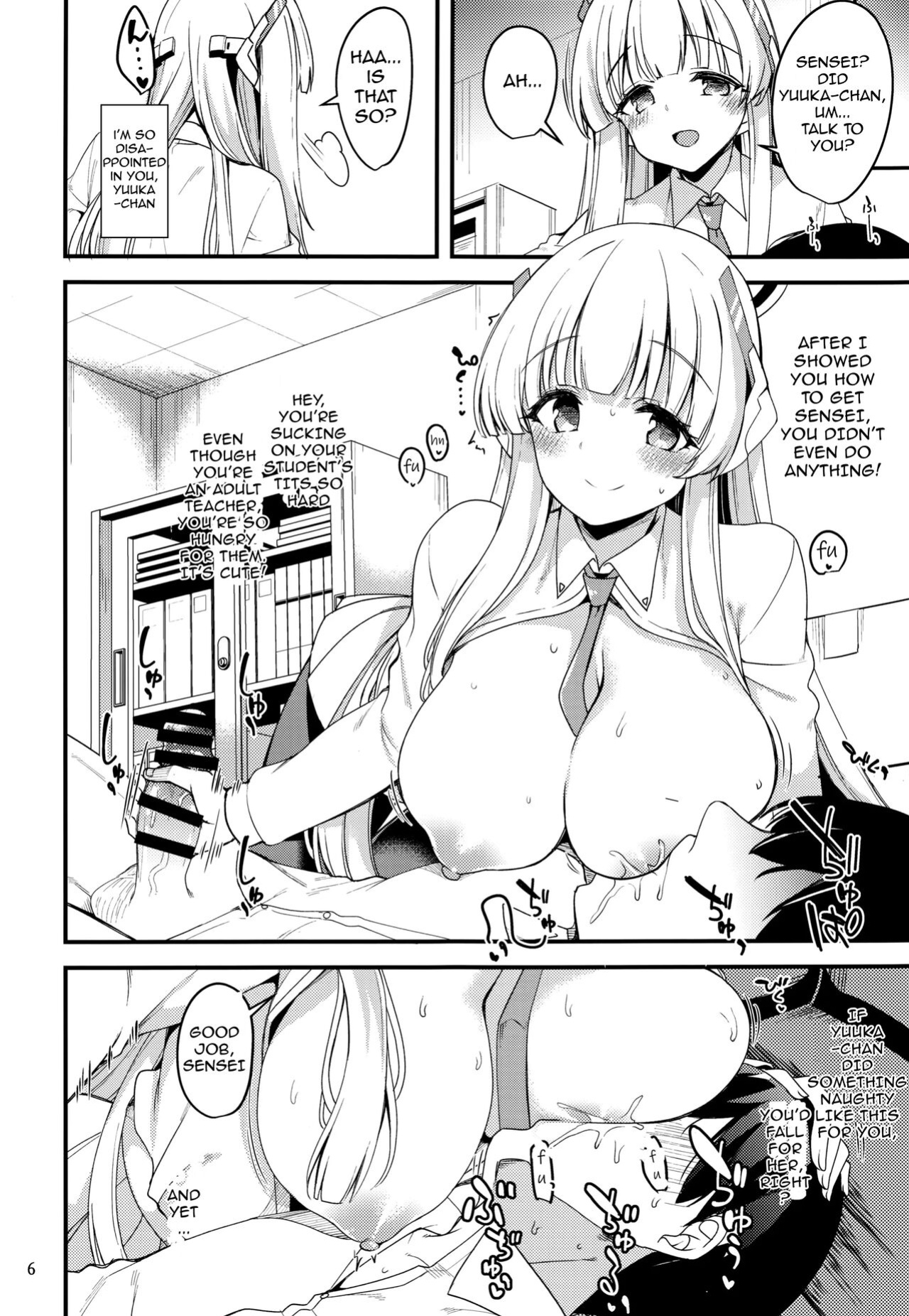 (Puniket 46) [Ryuukakusan Nodoame (Gokubuto Mayuge)] Sensei, Yuuka-chan ni wa Naisho desu yo? (Blue Archive)