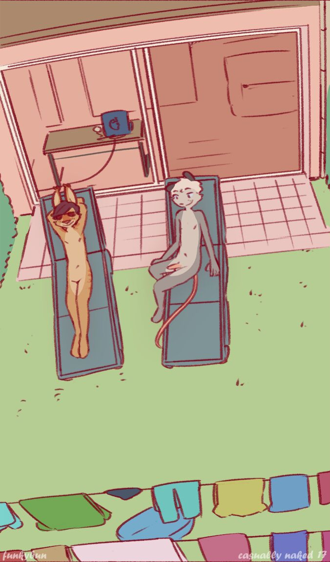 [Funkybun] Casually Naked [Backyard]
