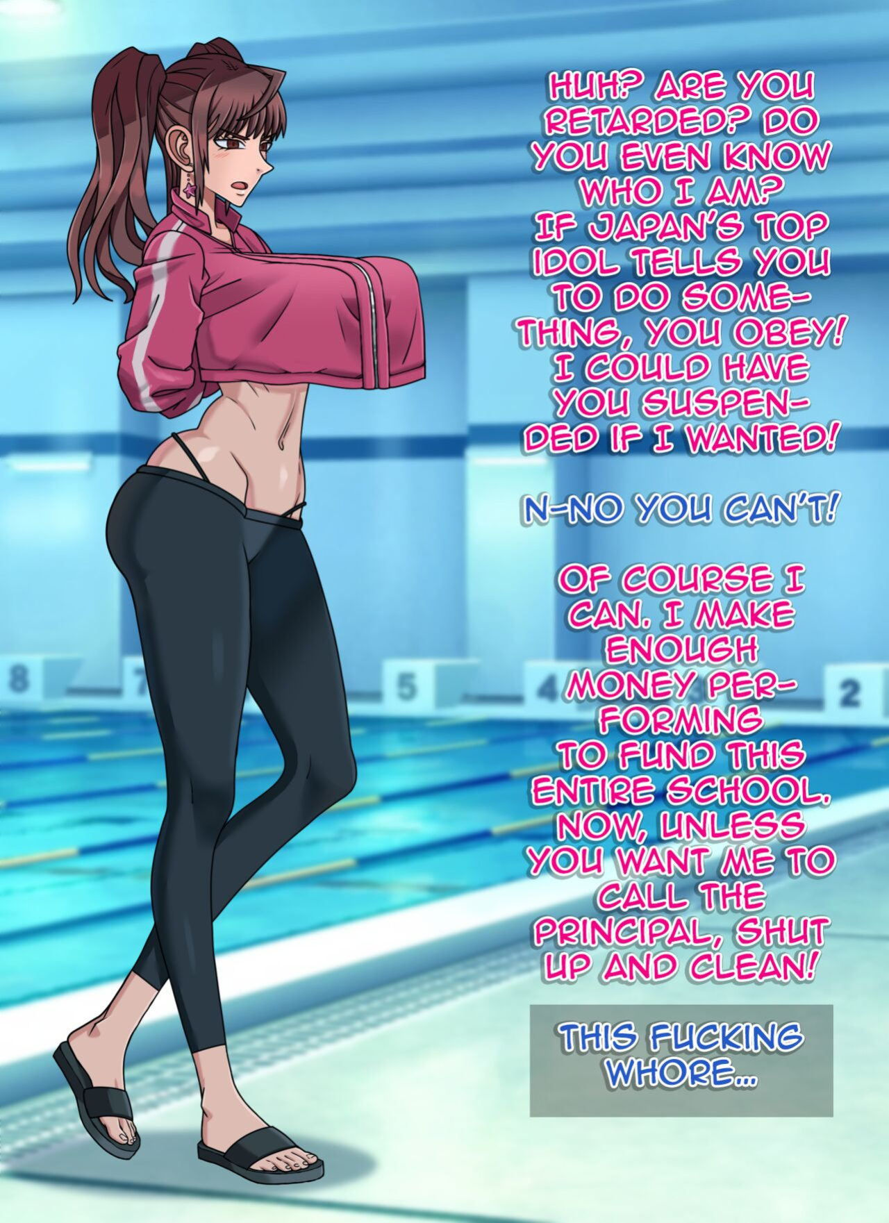 [Liquirizia] Cleaning Pool with Erika Kuramoto