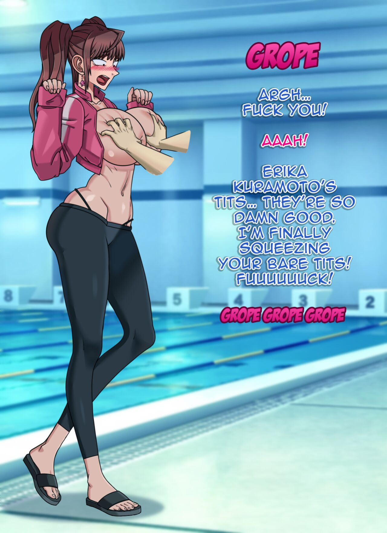 [Liquirizia] Cleaning Pool with Erika Kuramoto