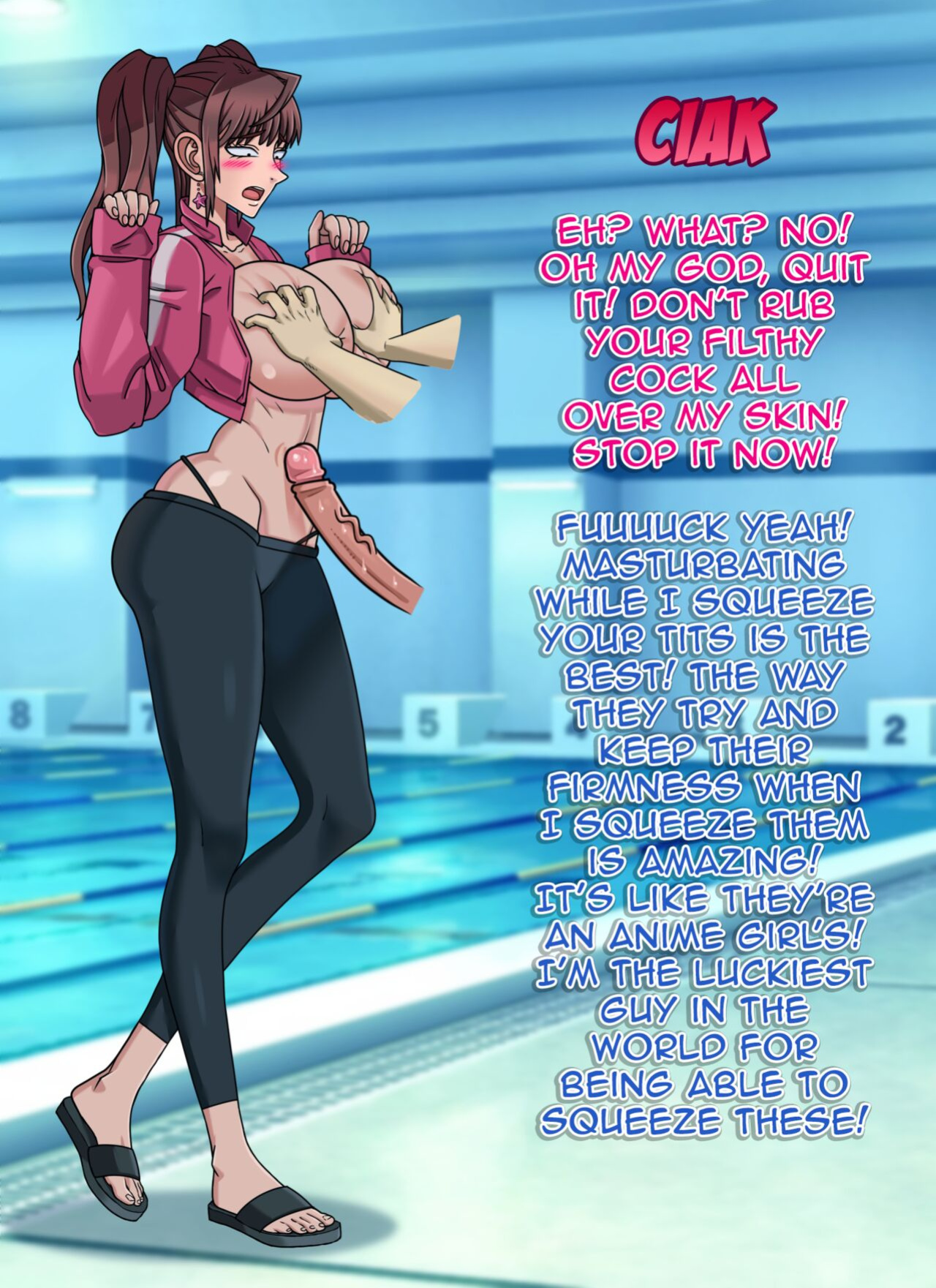 [Liquirizia] Cleaning Pool with Erika Kuramoto