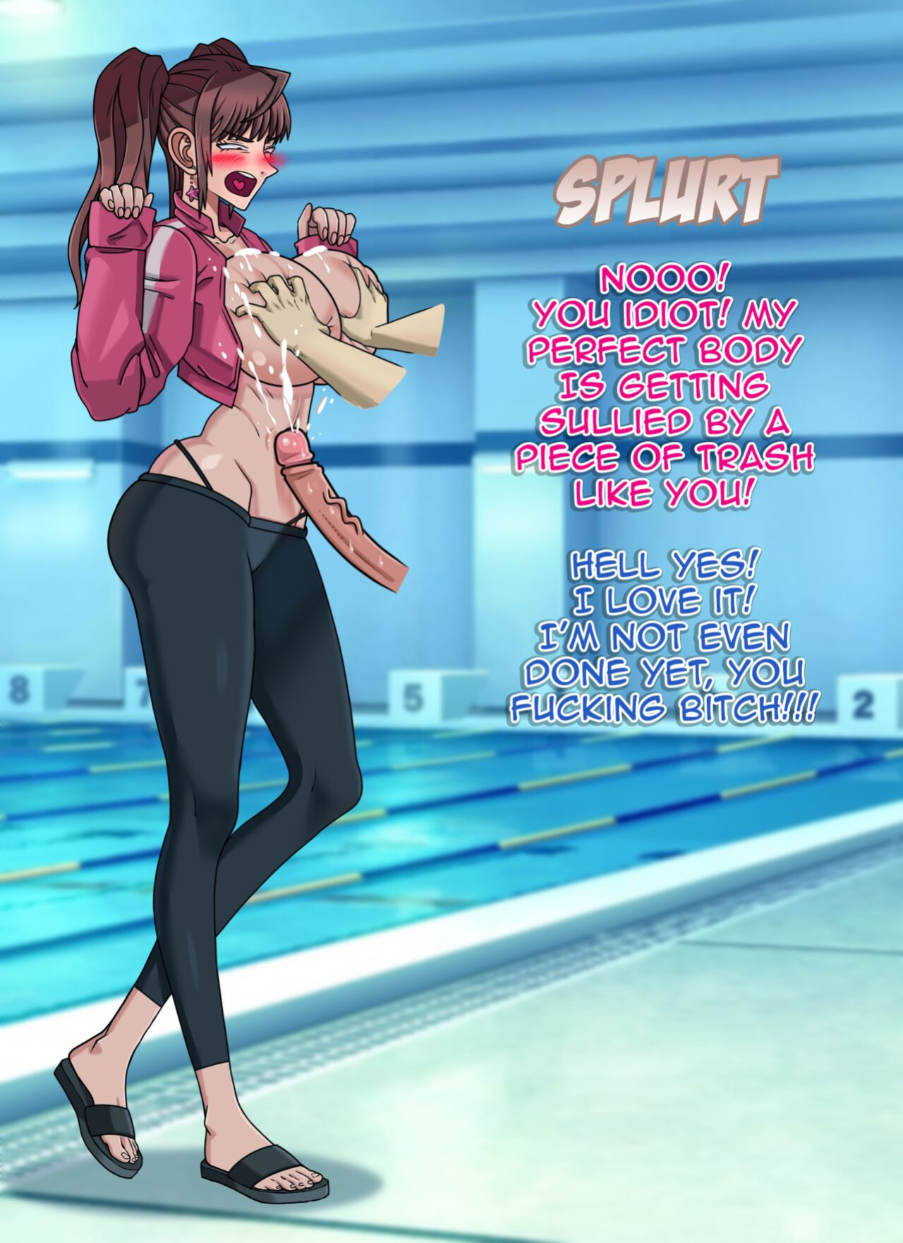 [Liquirizia] Cleaning Pool with Erika Kuramoto