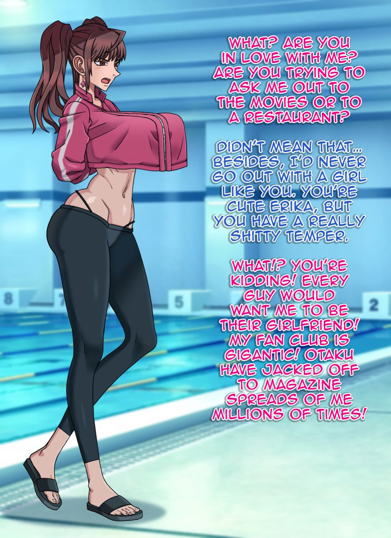 [Liquirizia] Cleaning Pool with Erika Kuramoto