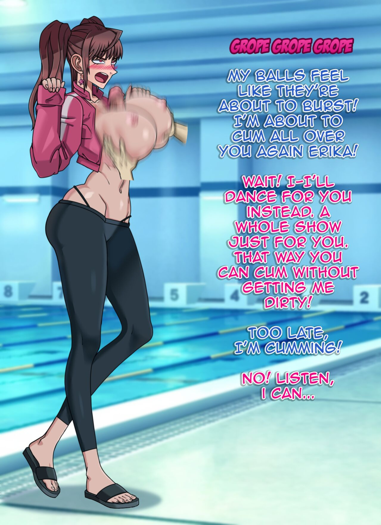 [Liquirizia] Cleaning Pool with Erika Kuramoto
