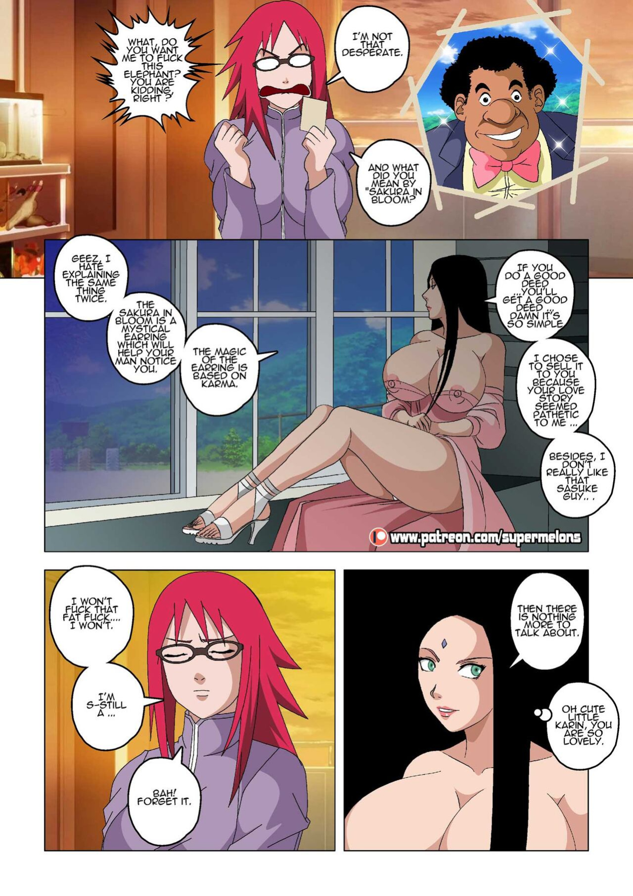 [Super Melons] The Elephant Man’s Lady (Naruto)