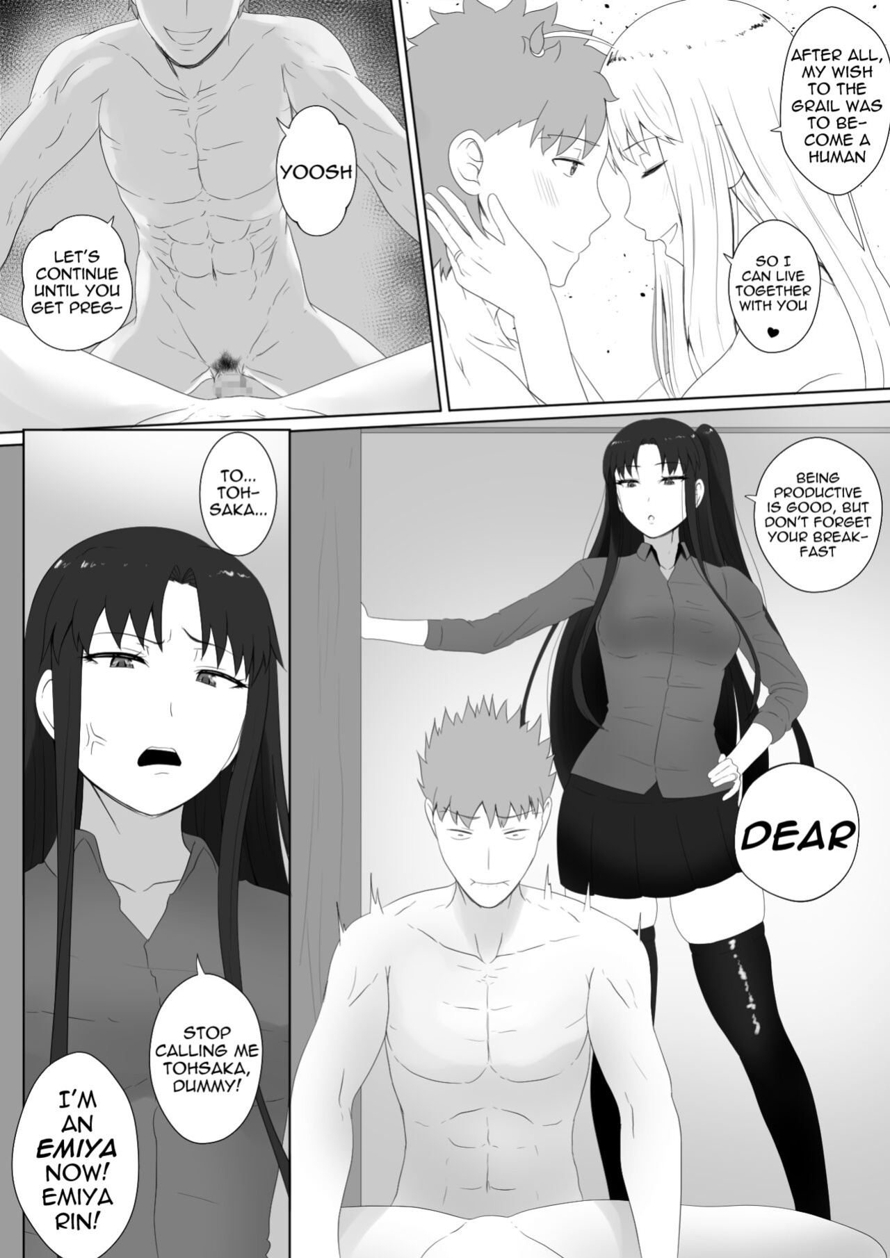 [kmvt] Emiya Harem (Fate/stay night)