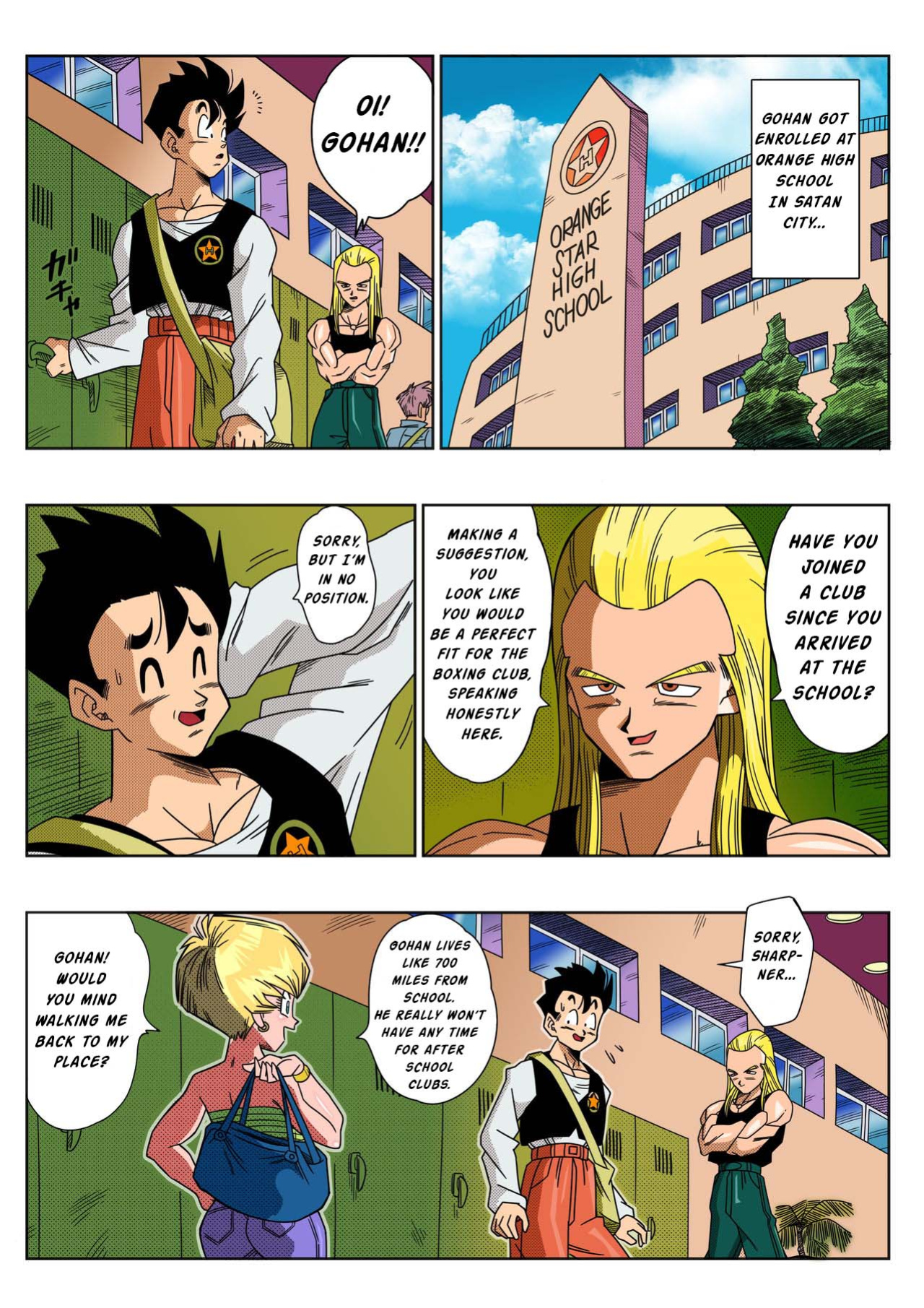 [Fix][Yamamoto] LOVE TRIANGLE Z Part 1-4 (Dragon Ball Z) [Spoof translation]