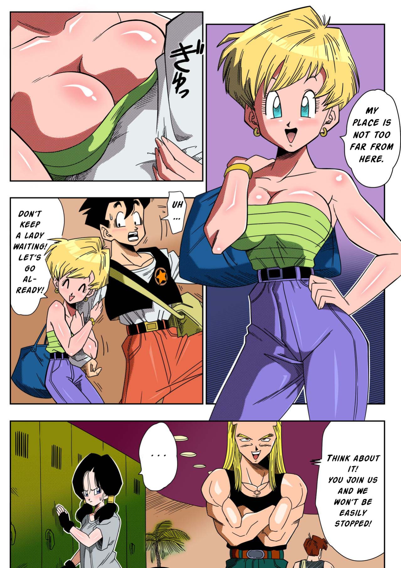 [Fix][Yamamoto] LOVE TRIANGLE Z Part 1-4 (Dragon Ball Z) [Spoof translation]