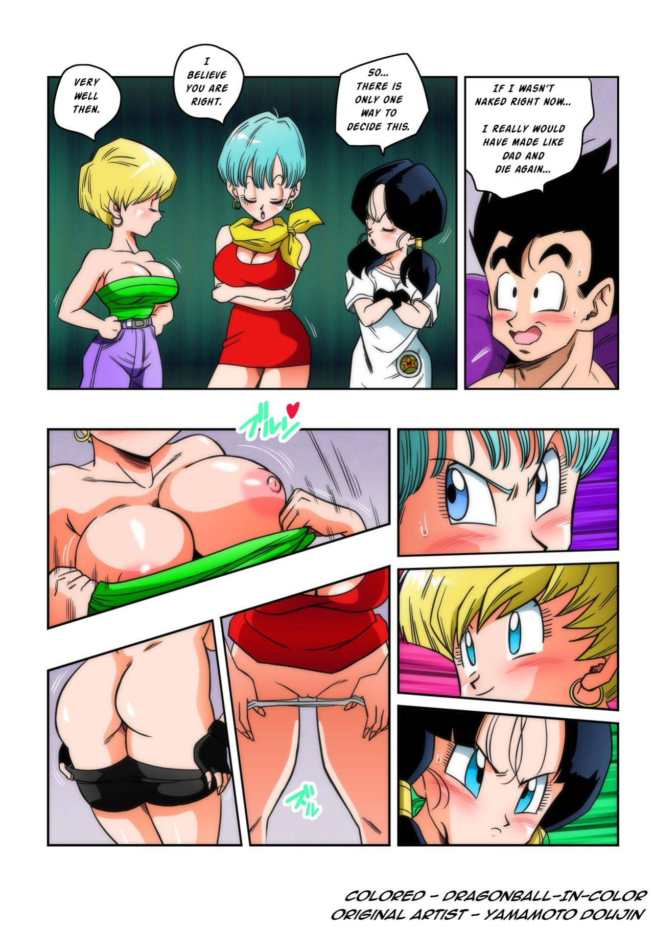 [Fix][Yamamoto] LOVE TRIANGLE Z Part 1-4 (Dragon Ball Z) [Spoof translation]
