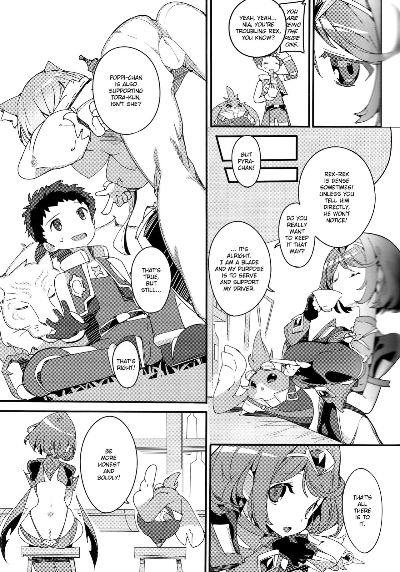 (C100) [Potato Salad (Himekuri)] Homura Homenobi (Xenoblade Chronicles 2) [Saki-Kotowari]