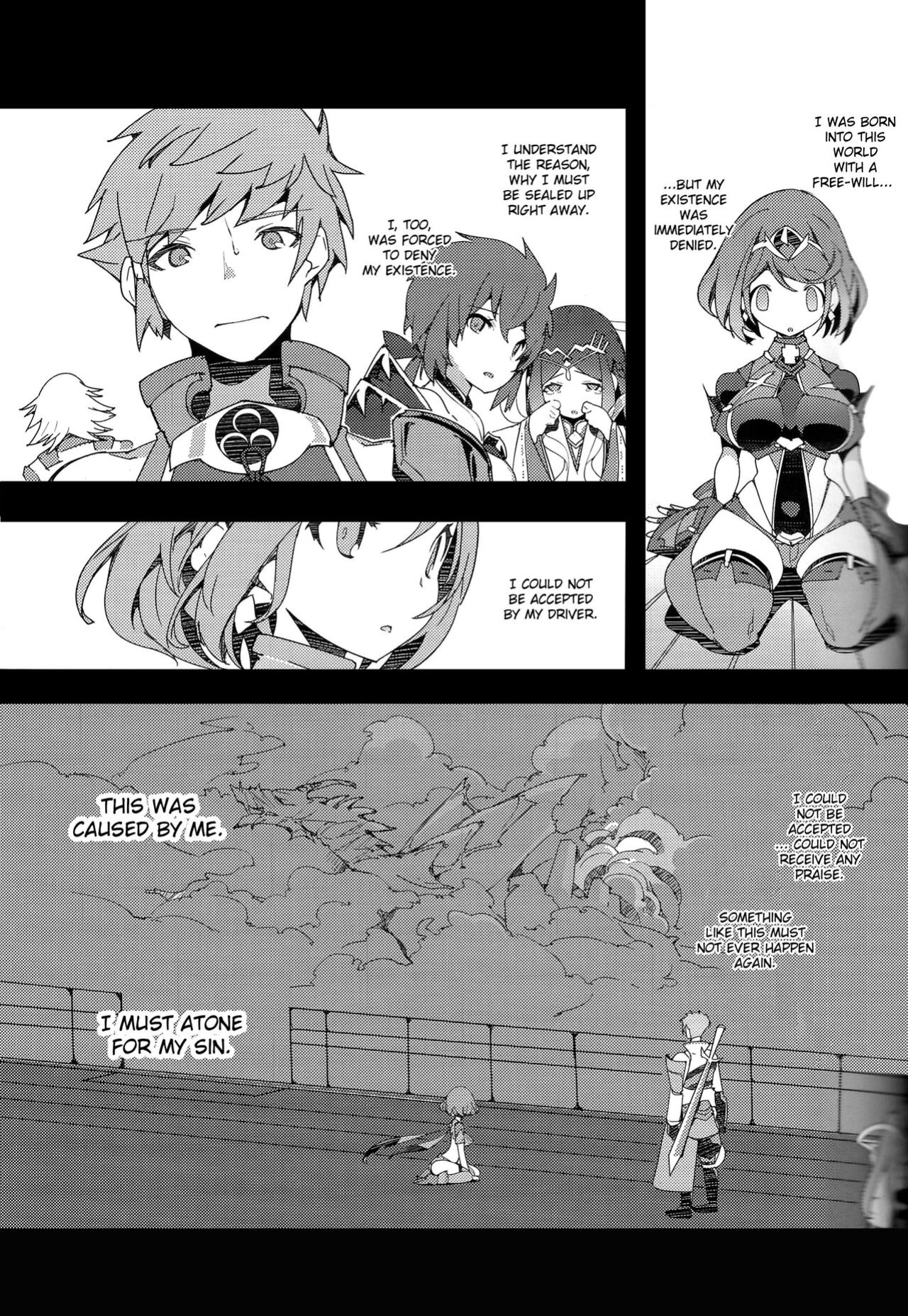 (C100) [Potato Salad (Himekuri)] Homura Homenobi (Xenoblade Chronicles 2) [Saki-Kotowari]