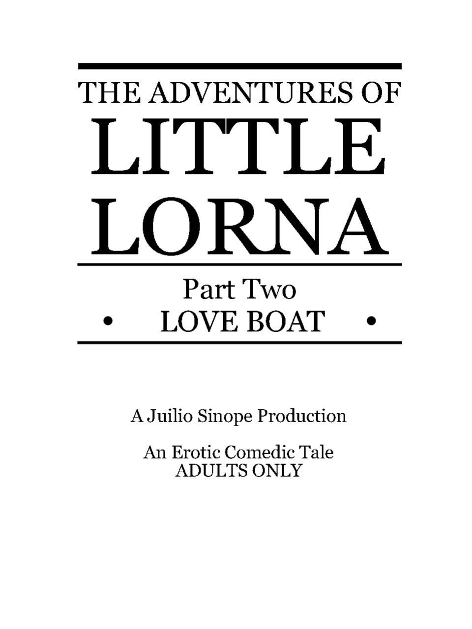 [Sinope] Love Boat - Part Two