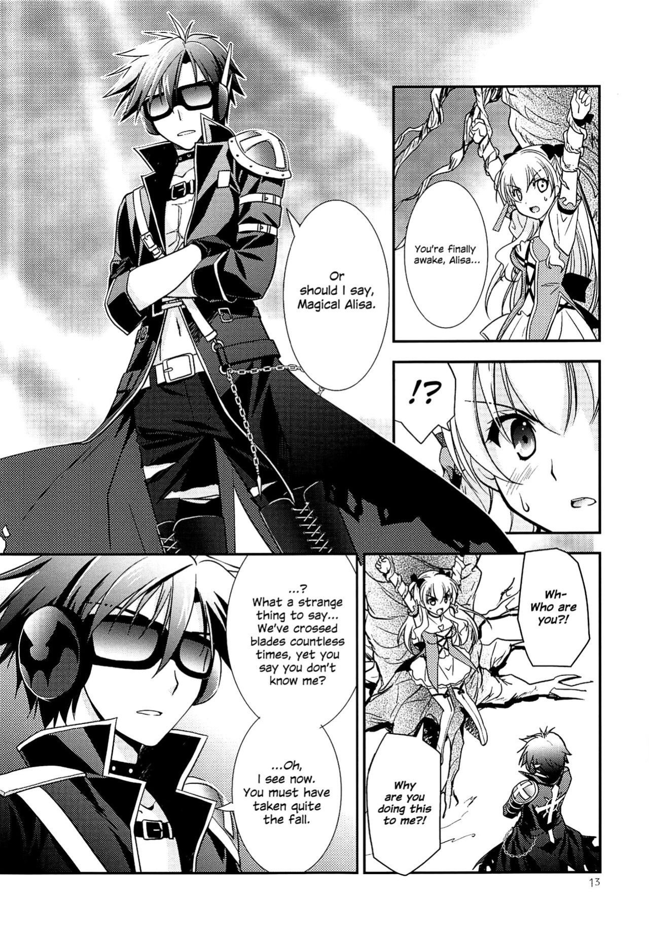 (C89) [C.A.T (Morisaki Kurumi)] Kuroi Rekishi no Kyousoukyoku (The Legend of Heroes: Sen no Kiseki 2, Magical Girl Alisa, Tokyo Xanadu) {Hennojin}