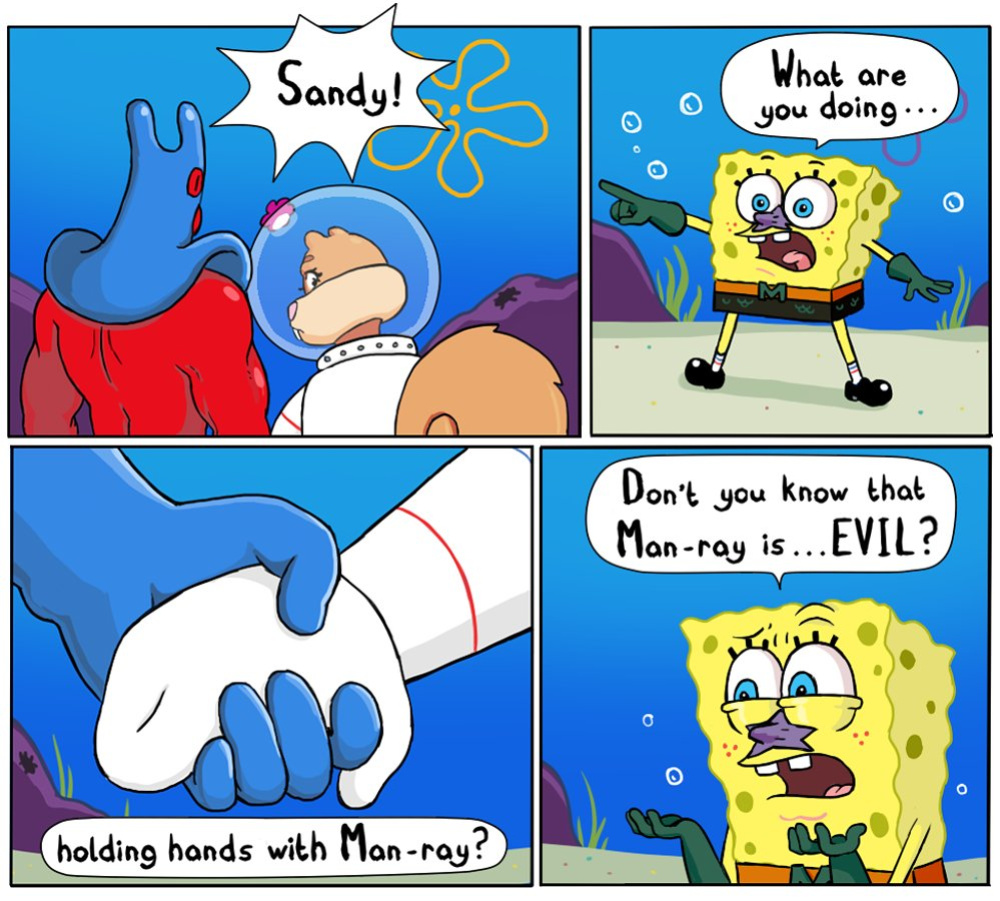 [b-intend] Sandy x Man Ray (Spongebob Squarepants)