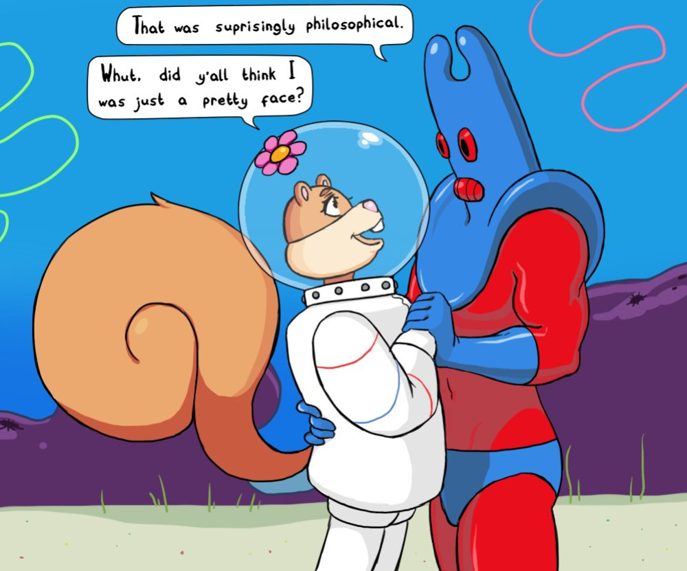 [b-intend] Sandy x Man Ray (Spongebob Squarepants)