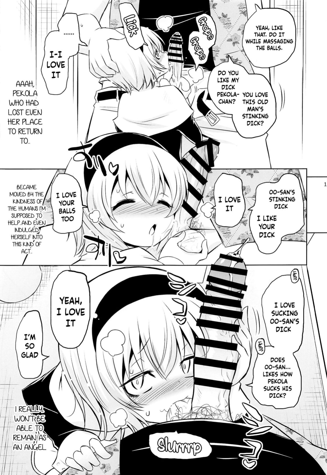 (C100) [Ororiya Enpitsudo (Murian)] Pekora-sama wa Datenshi. | Pekora-sama Is a Fallen Angel (Jashin-chan Dropkick)