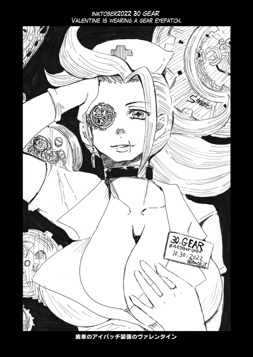SFW(Free PDF) inktober2022 illustrations (s yoshida nouskjp) [Skullgirls]