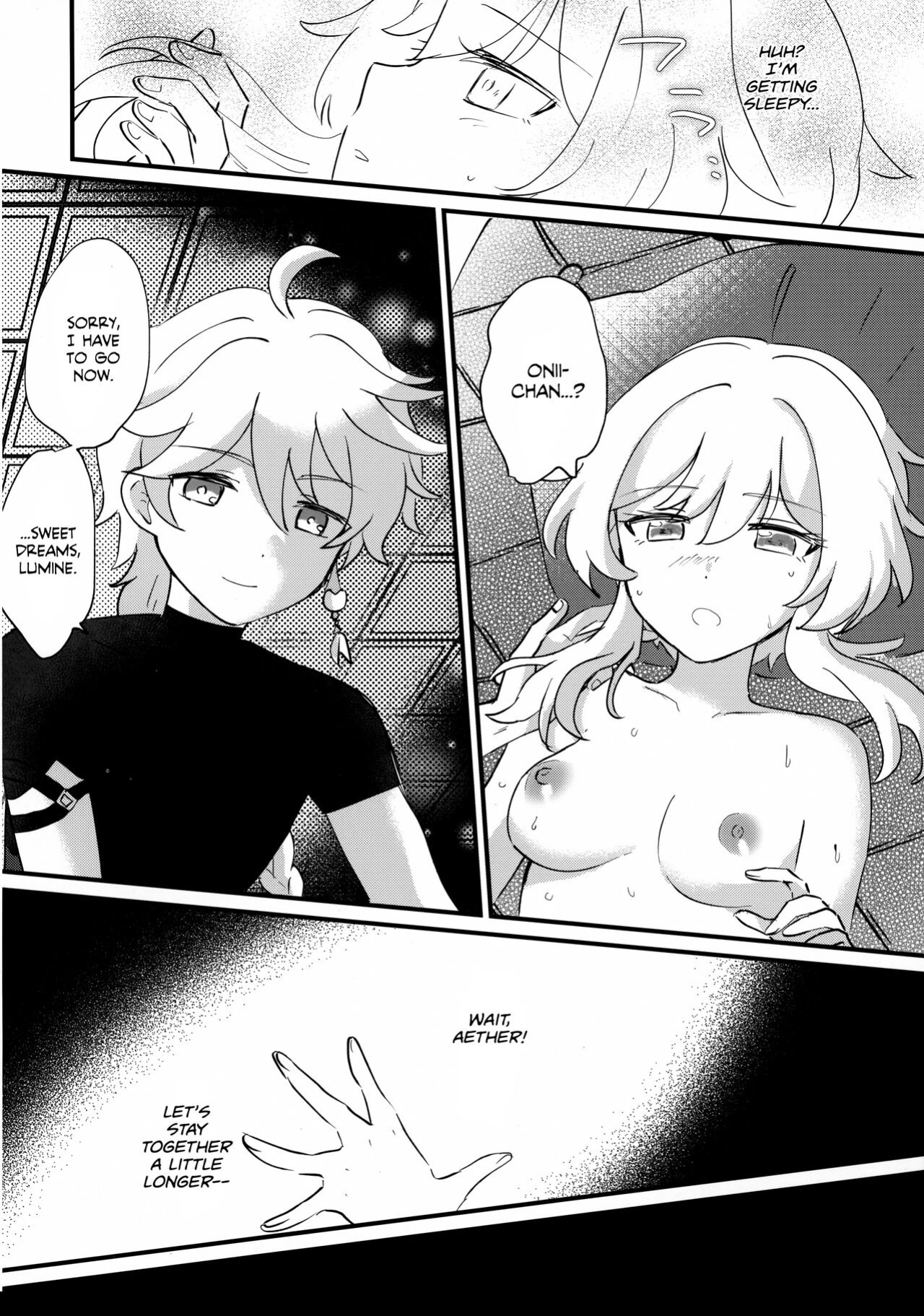(Kami no Eichi 4) [Cotton Candy (Wataame)] Yumeji yori Kaerite (Genshin Impact) | Beautiful Dreamer! [Team Rabu2]