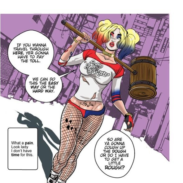 Harley Quinn Psychic Spanking