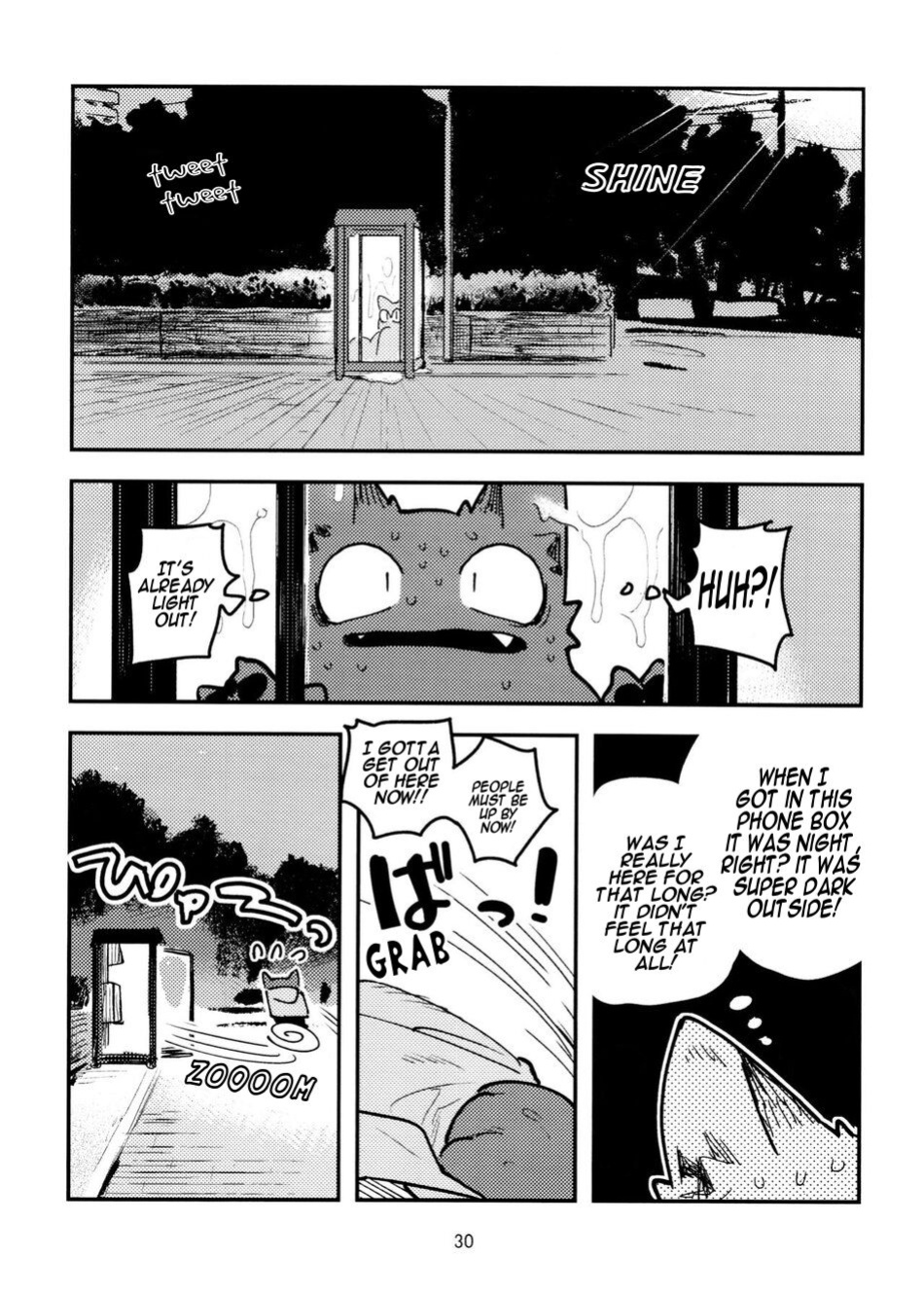 (Kemoket 11) [Rubber Cup Boys (INAX)] Nekoda-kun at the phone box!!!!