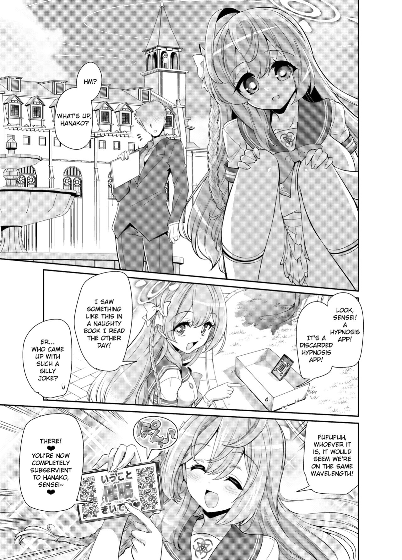 [Yokoshimaya. (Yokoshima Takemaru)] Sensei o Saimin shite Zenbu Shihai saretai Hanako-san | Hanako Wants to Hypnotize Sensei and be Dominated by Him (Blue Archive) [Douzo Lad Translations]