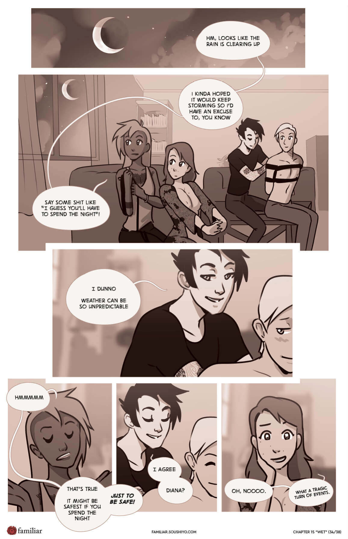 Familiar [Soushiyo] - Act 2 - Chapter 15 - Wet Part 2