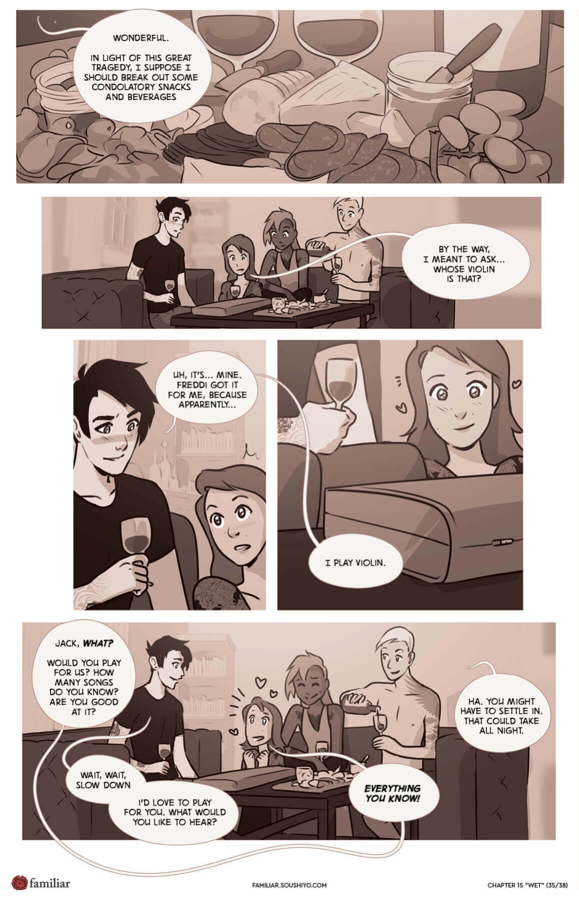 Familiar [Soushiyo] - Act 2 - Chapter 15 - Wet Part 2